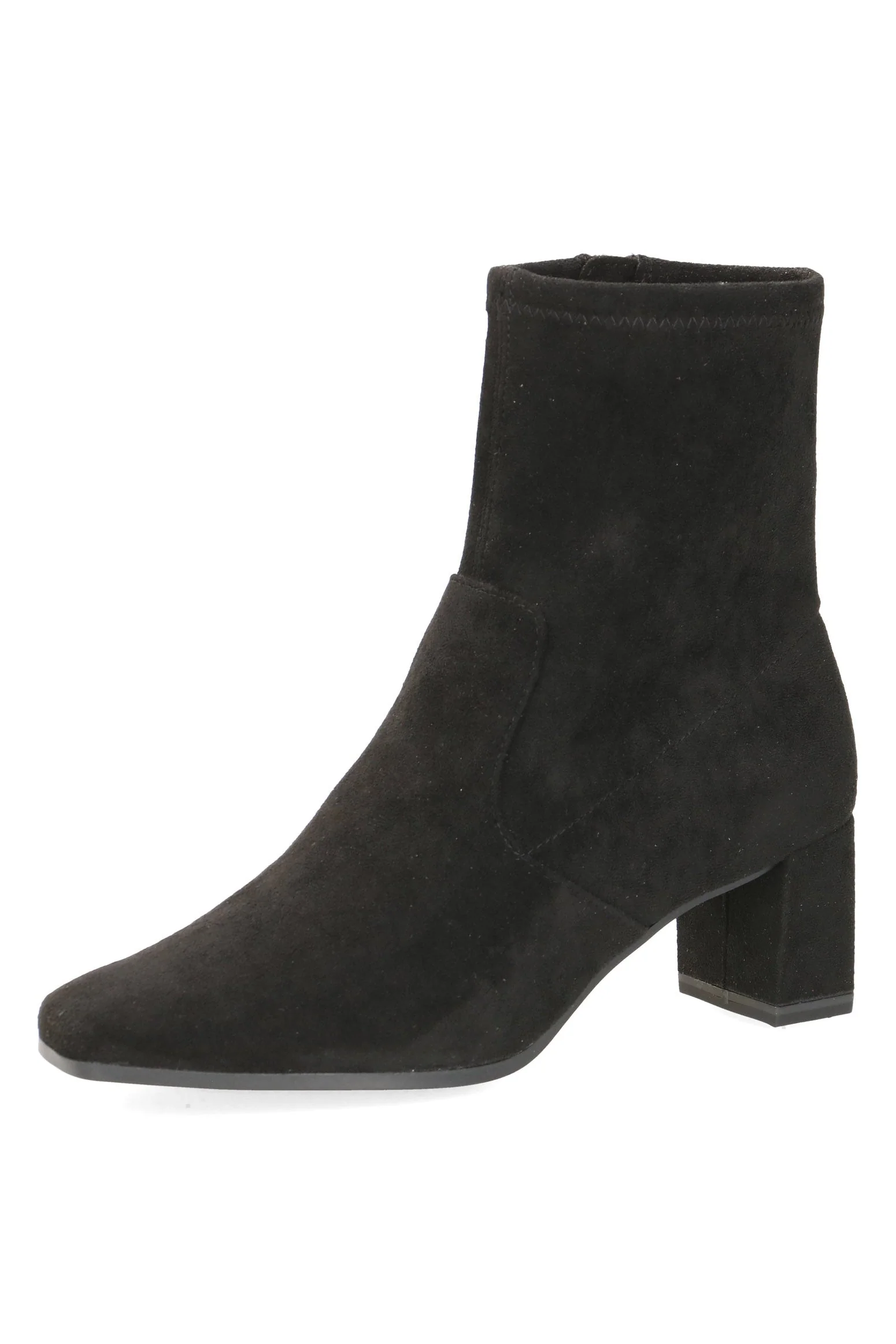 Stretch Ankle Boots - Black - Image 4