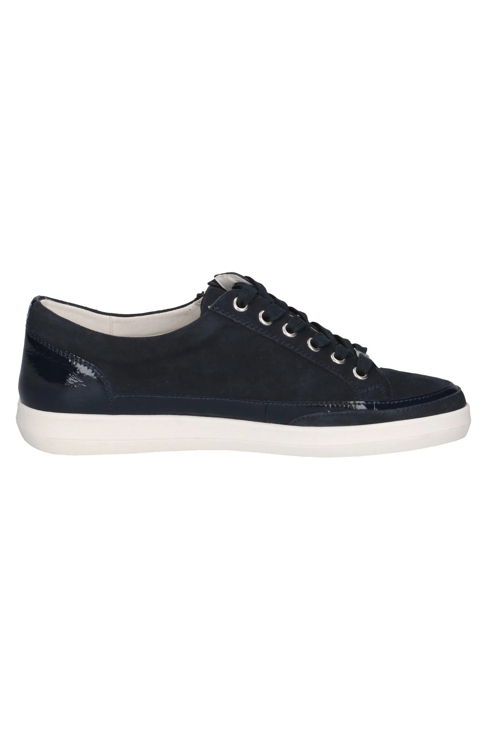 Suede Leather Pumps with Zip - Ocean Comb - Image 2