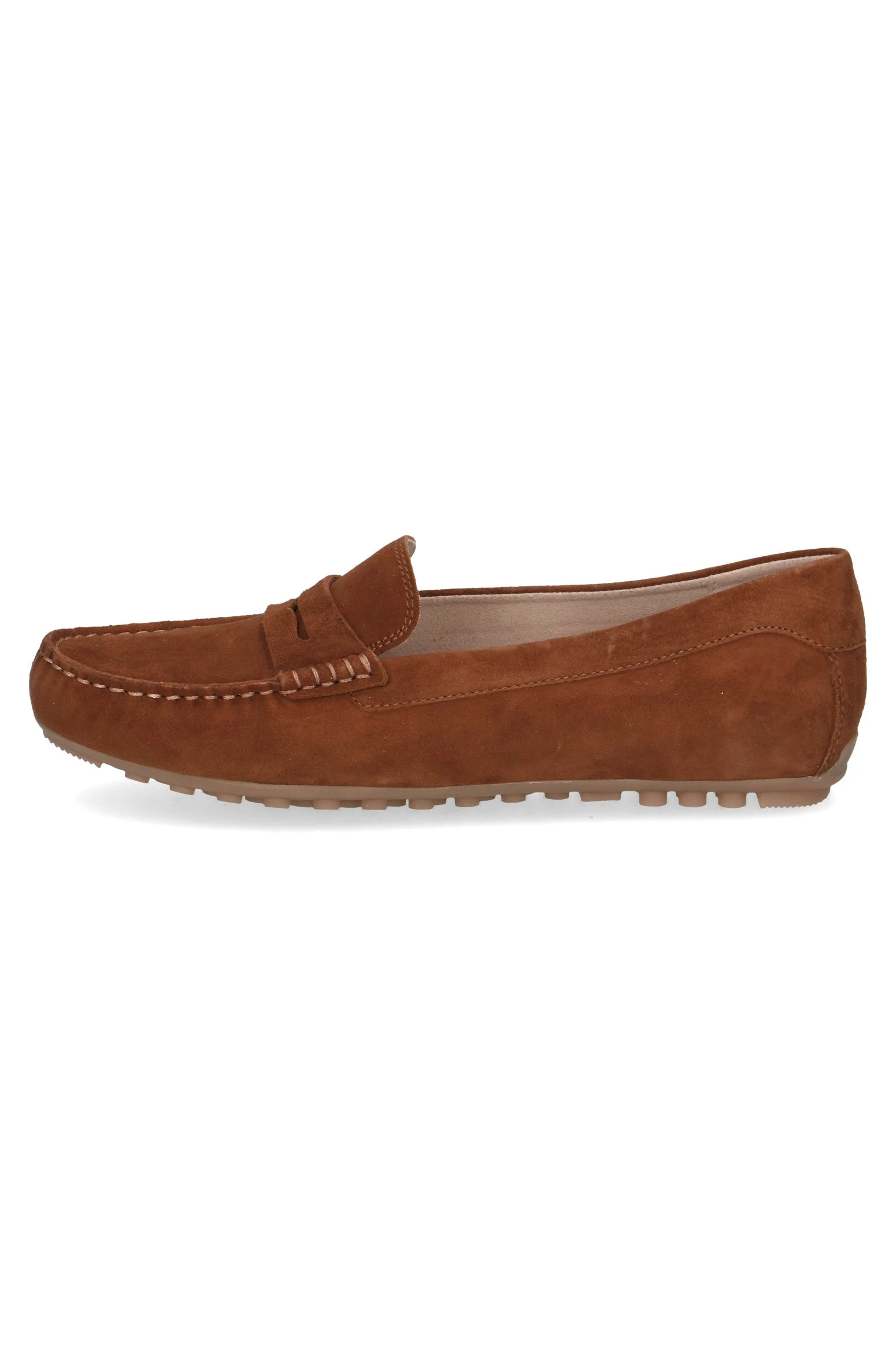 Suede Moccasin - Cognac Suede