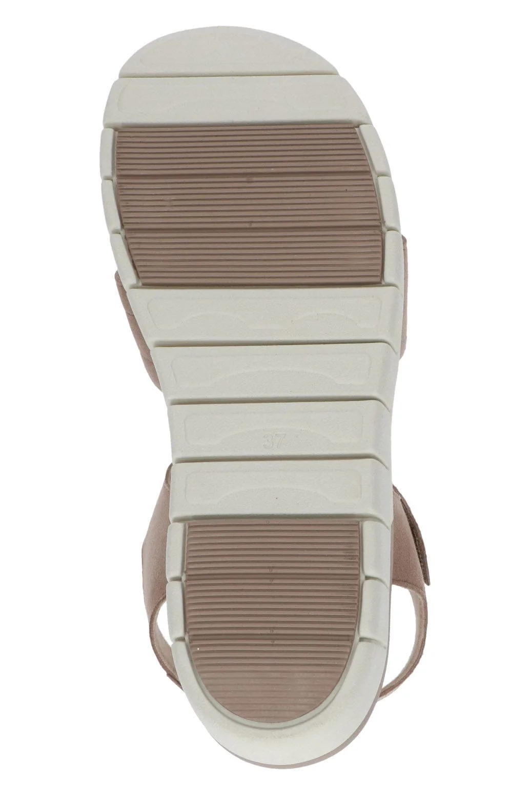 Wide Fit Flatform Sandals - Bark Suede - Image 6