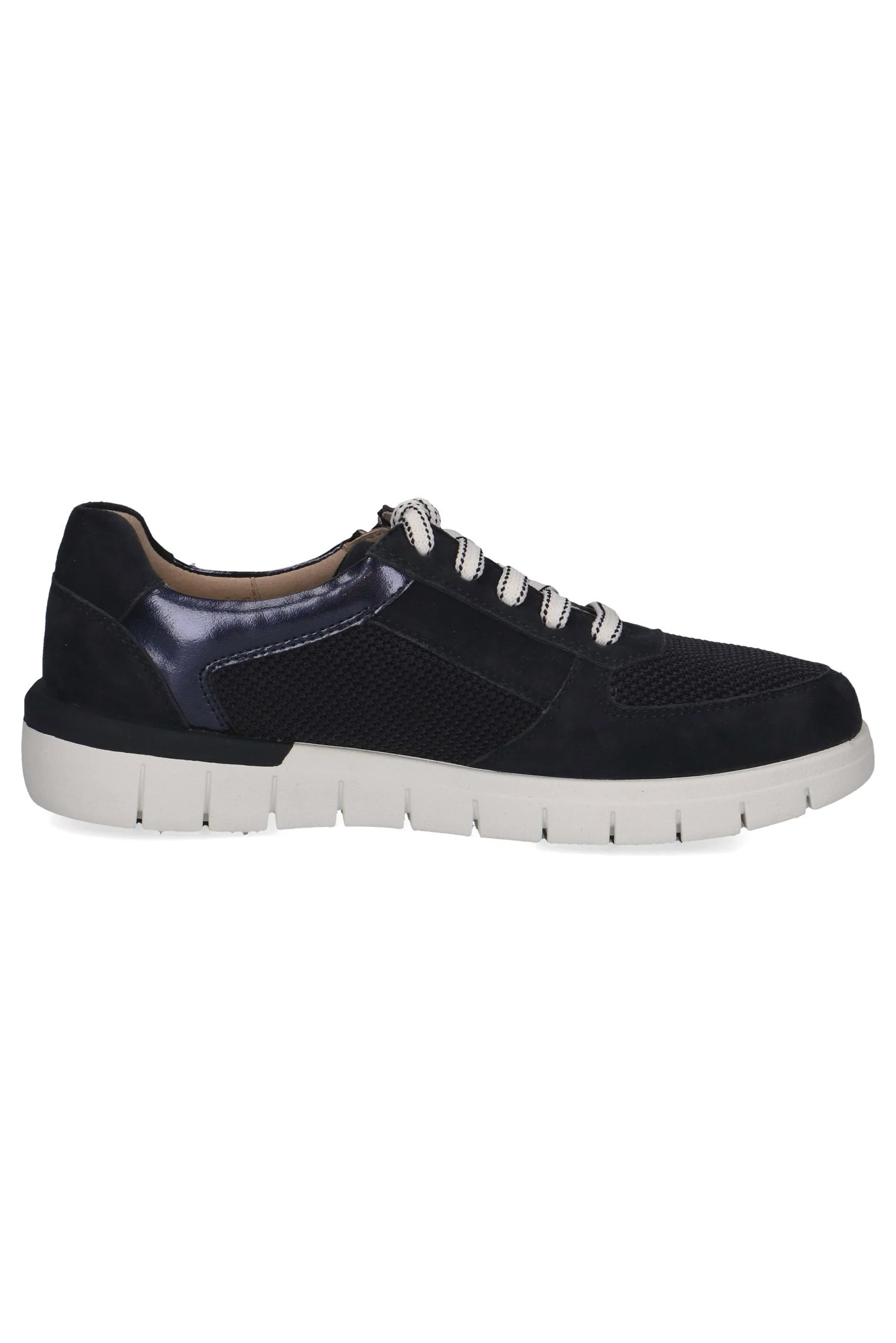 Wide Fit Trainers with Zip Fastening - Ocean Comb - Image 3