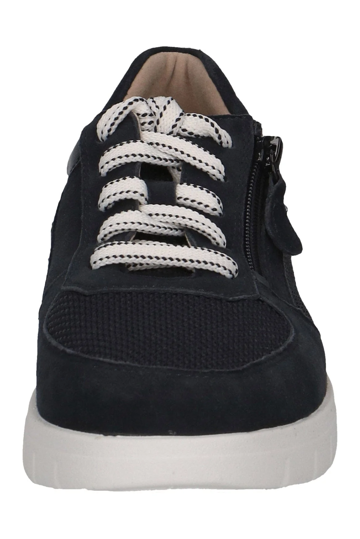 Wide Fit Trainers with Zip Fastening - Ocean Comb - Image 4