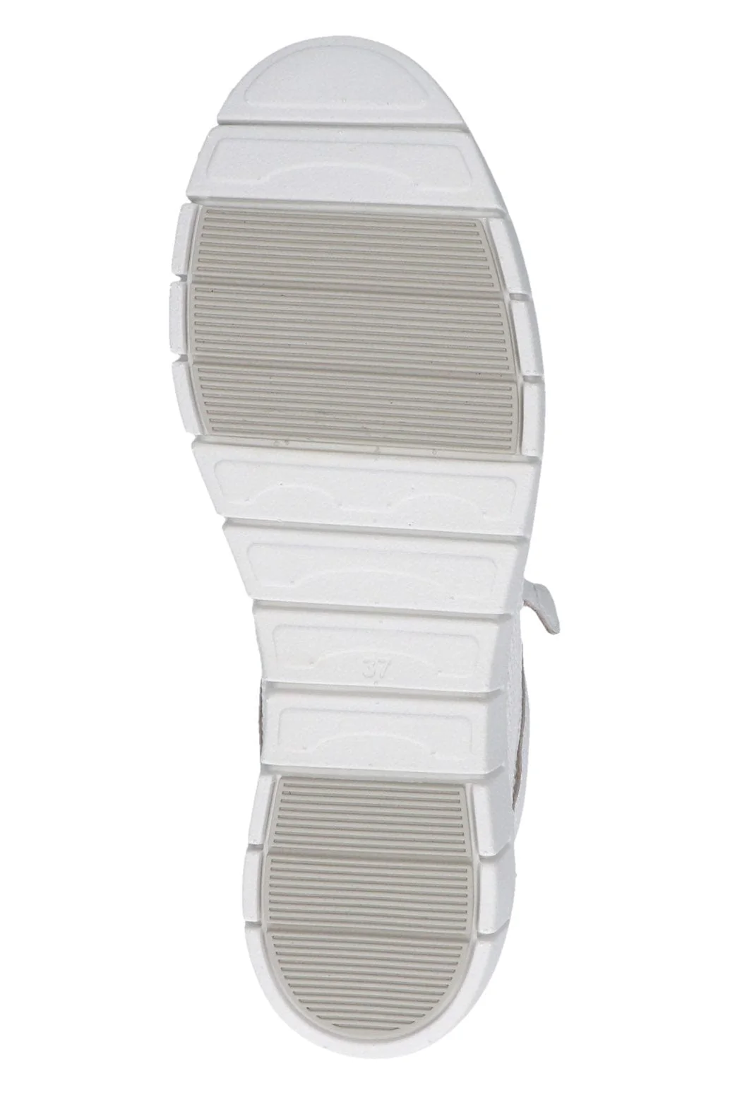 Wide Fit Trainers with Zip Fastening - White Nappa - Image 6