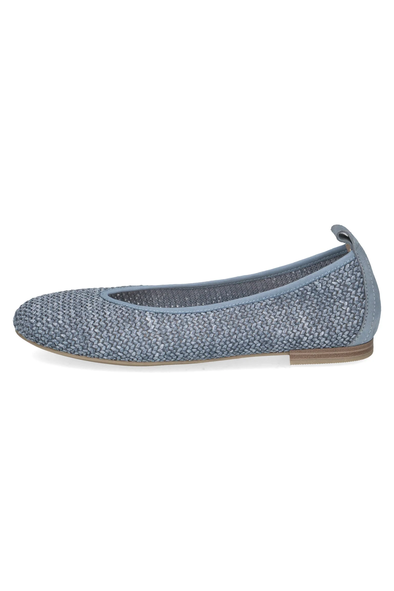 Woven Ballerina Pump - Blue Comb