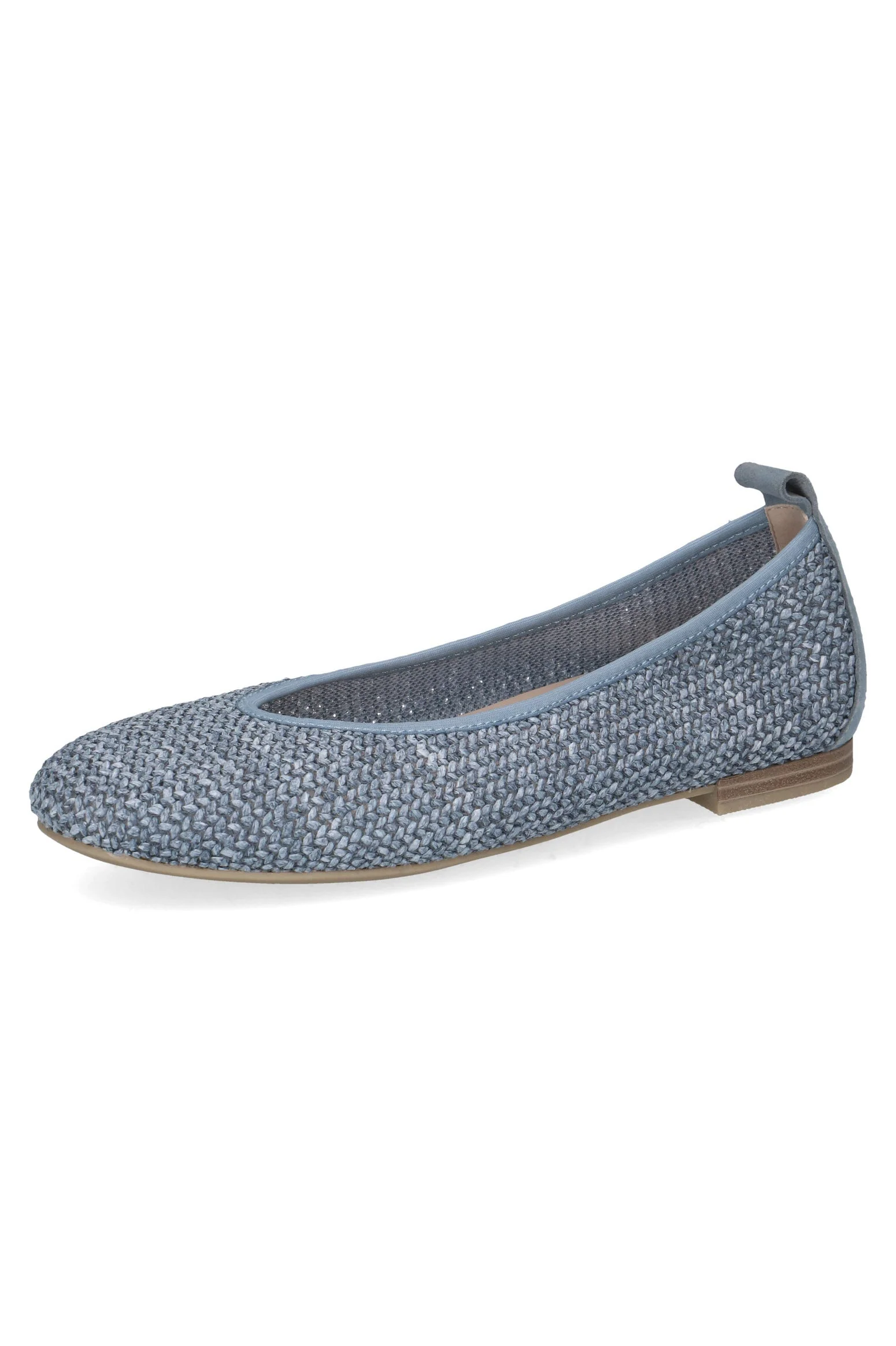 Woven Ballerina Pump - Blue Comb - Image 3