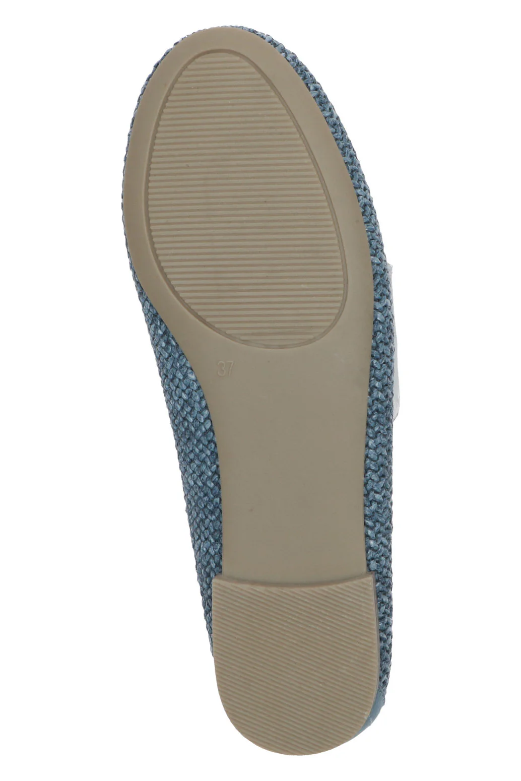 Woven Ballerina Pump - Blue Comb - Image 4