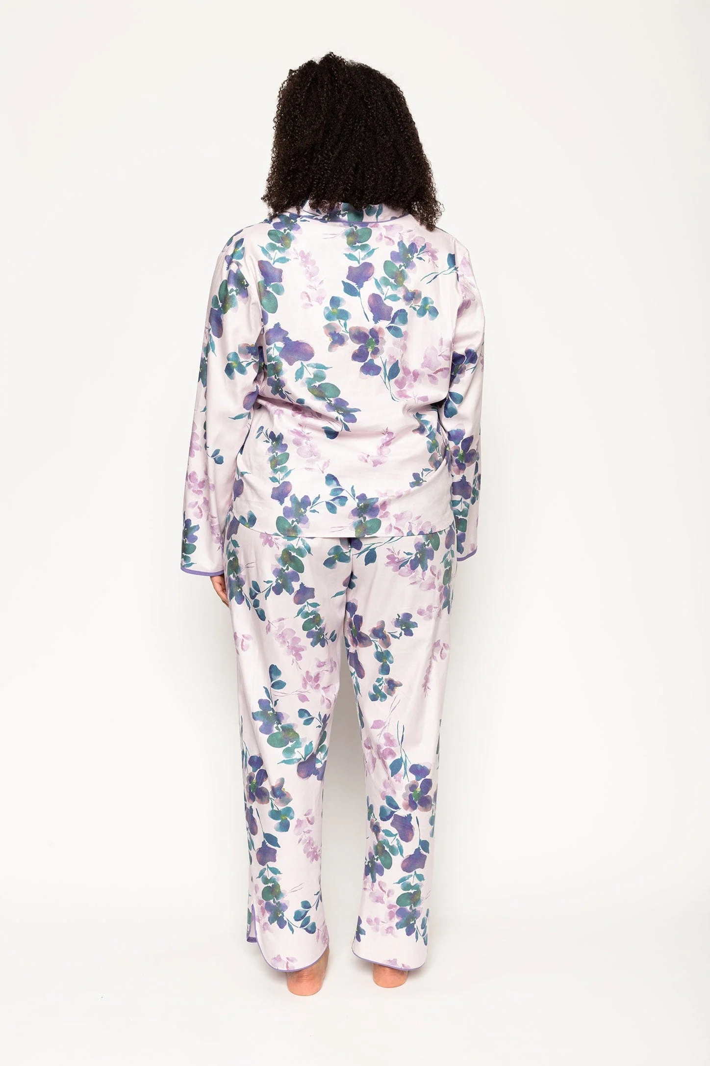 Camila Pink Floral Print Pyjama Top - Image 3