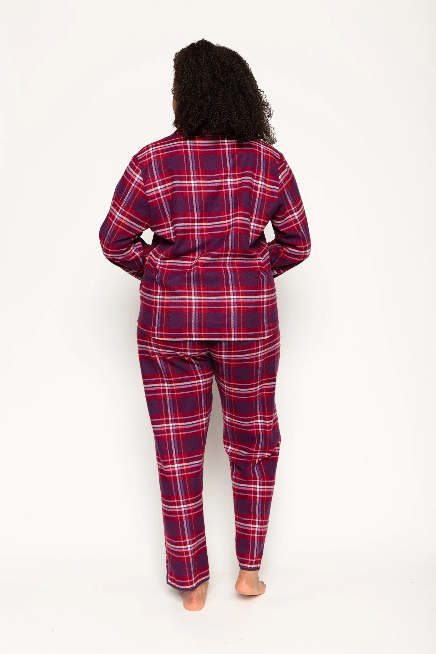 Clarissa Purple Check Top - Image 3