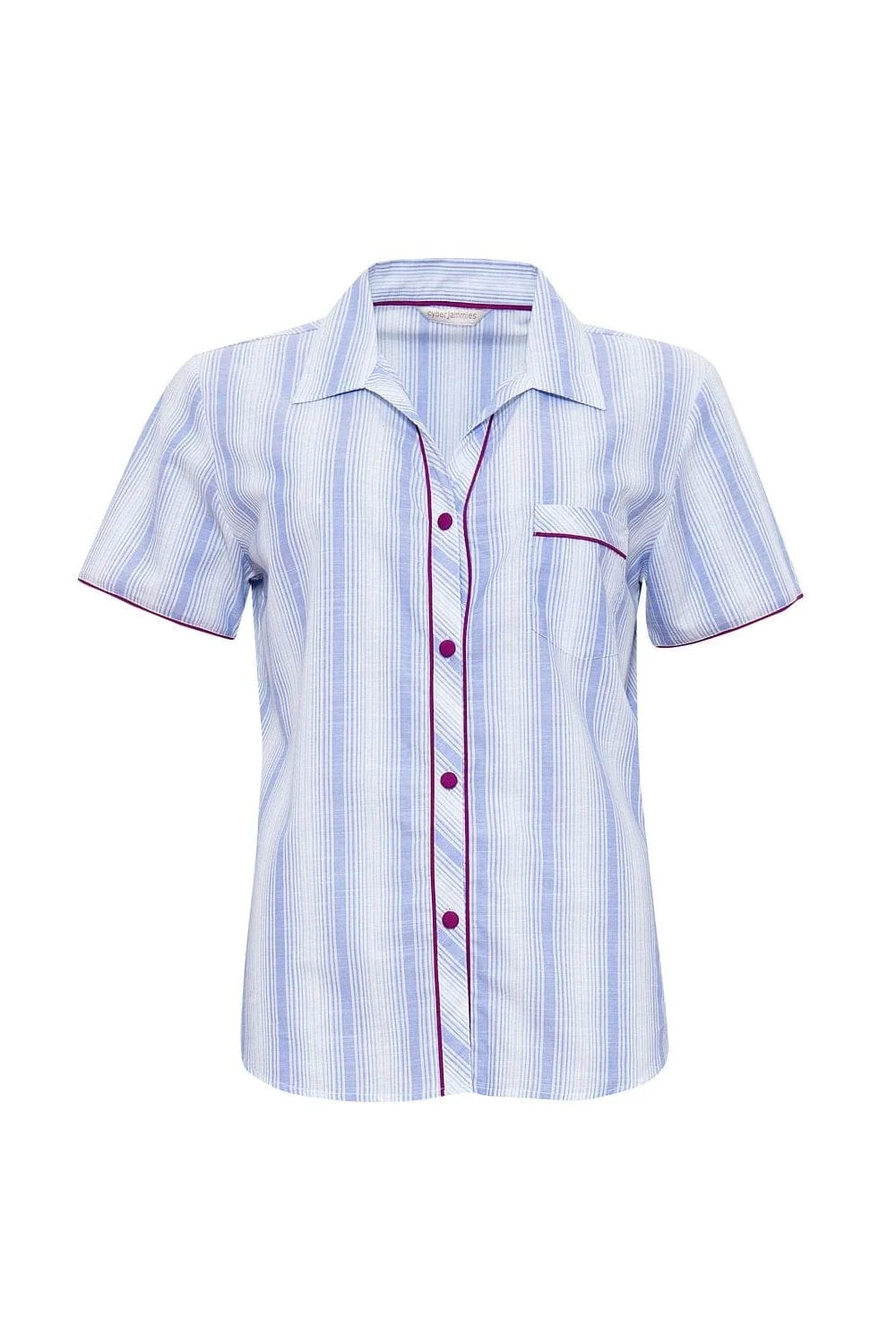 Florence Blue Stripe Pyjama Top