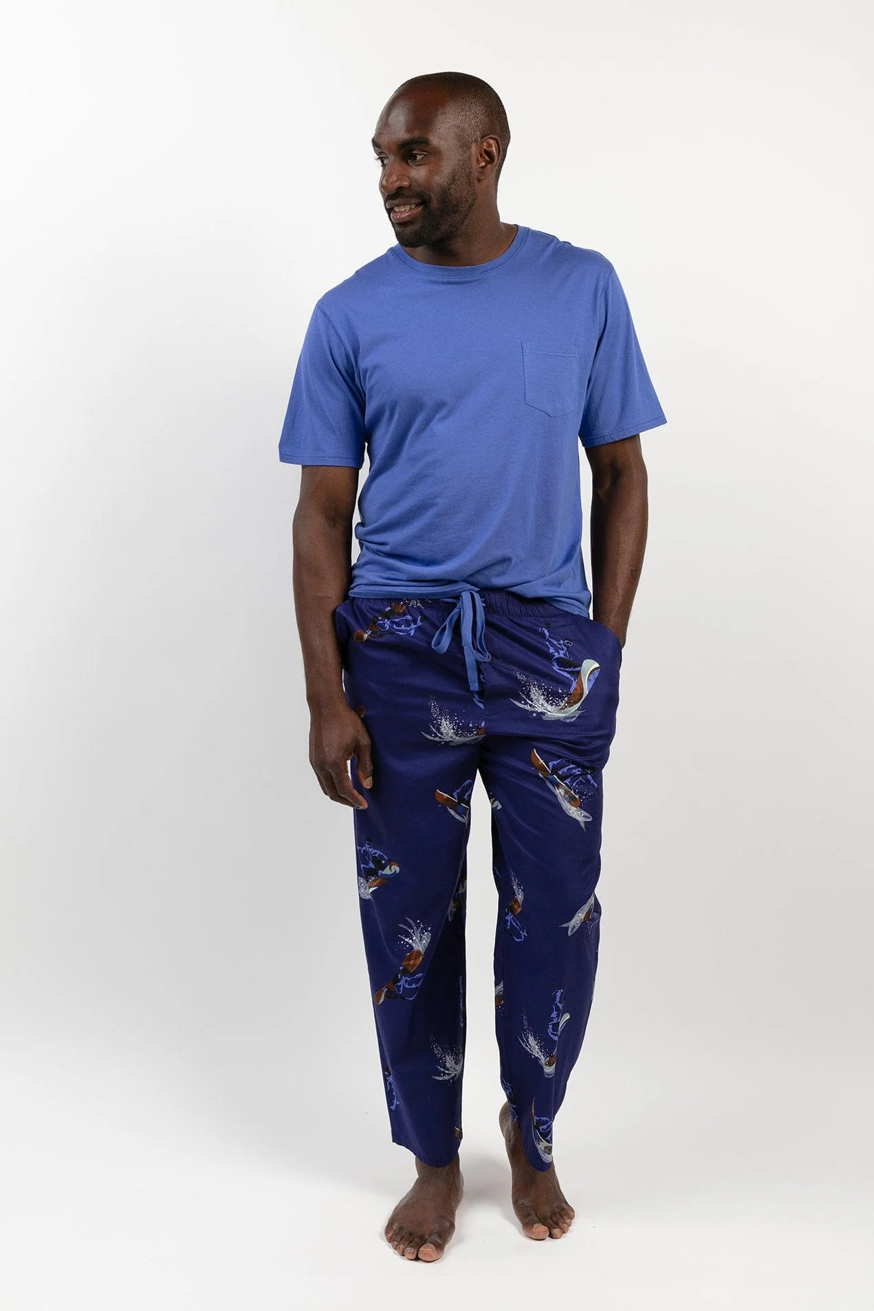 Jamie Blue Jersey Short Sleeve T-Shirt - Image 2