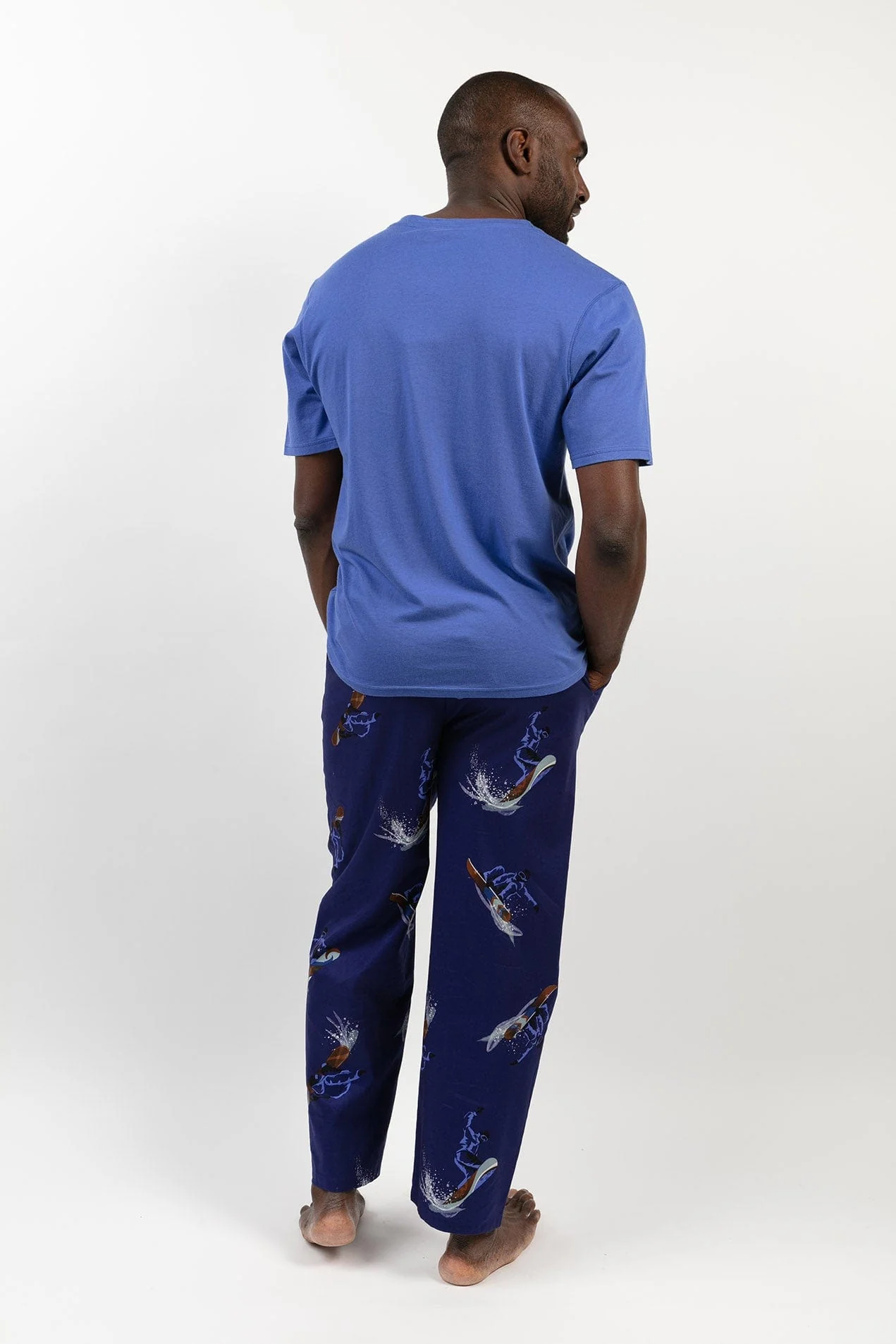 Jamie Blue Jersey Short Sleeve T-Shirt - Image 3