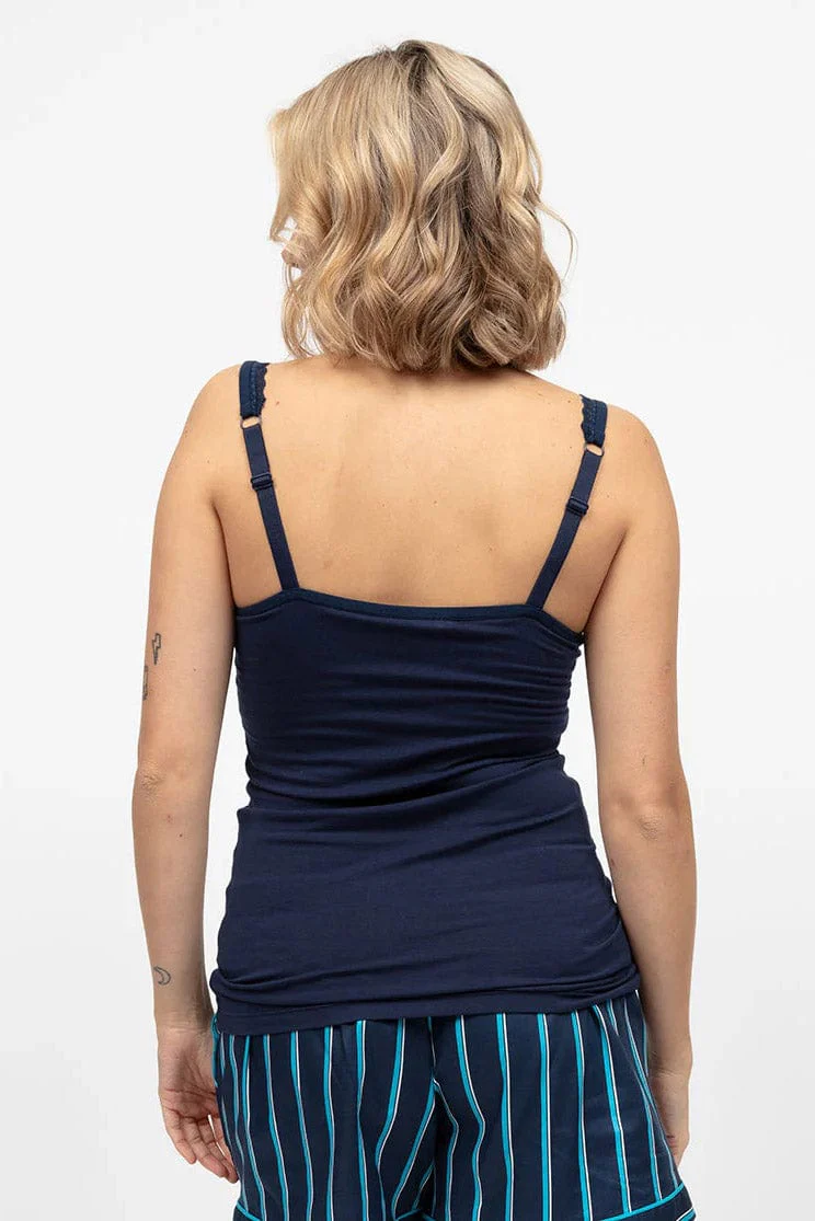 Jersey Hidden Support Vest - Navy - Image 8