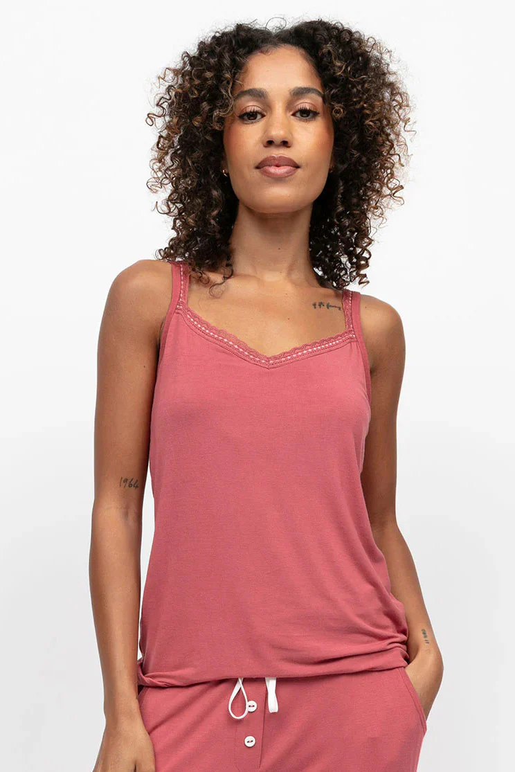 Jersey Hidden Support Vest - Terracotta - Image 3