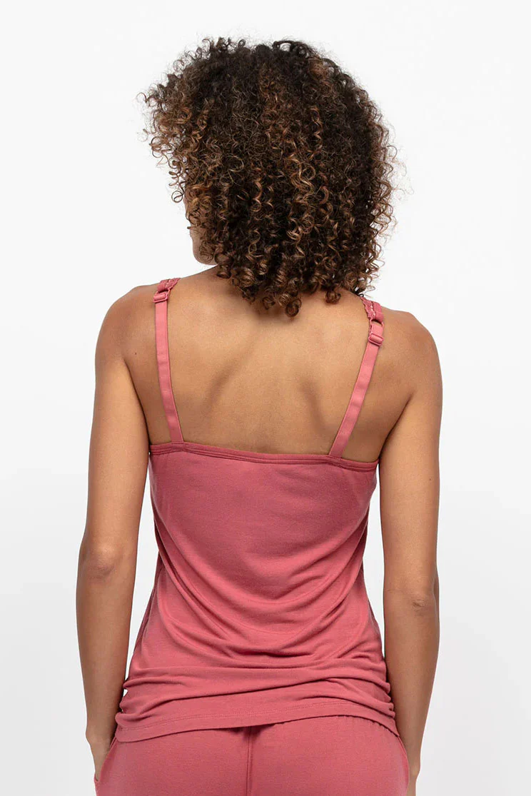 Jersey Hidden Support Vest - Terracotta - Image 4