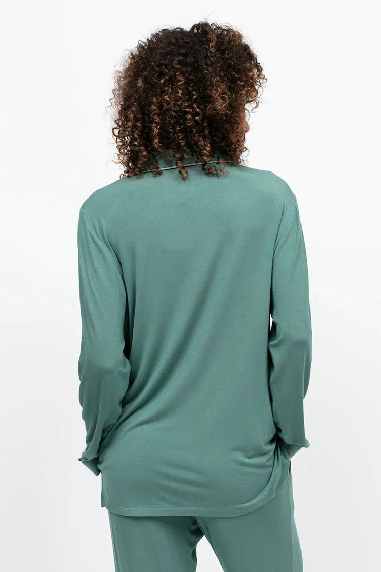 Kallie Jersey Pyjama Set - Seafoam - Image 4