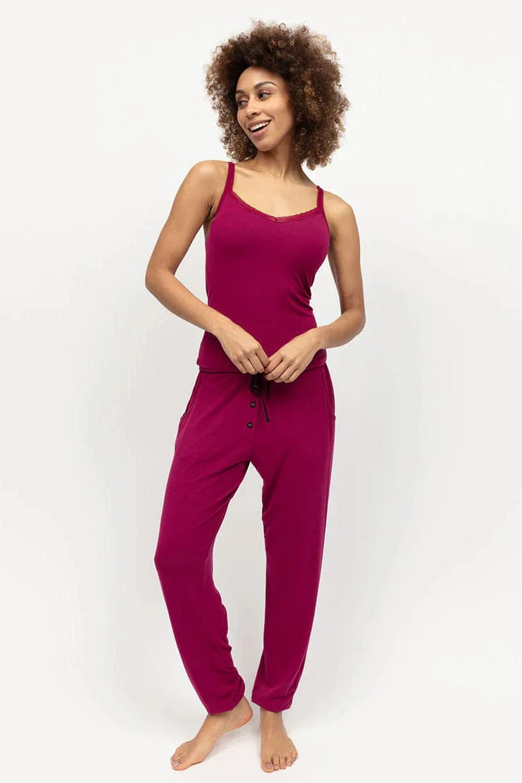 Penelope Jersey Hidden Support Vest - Berry - Image 4