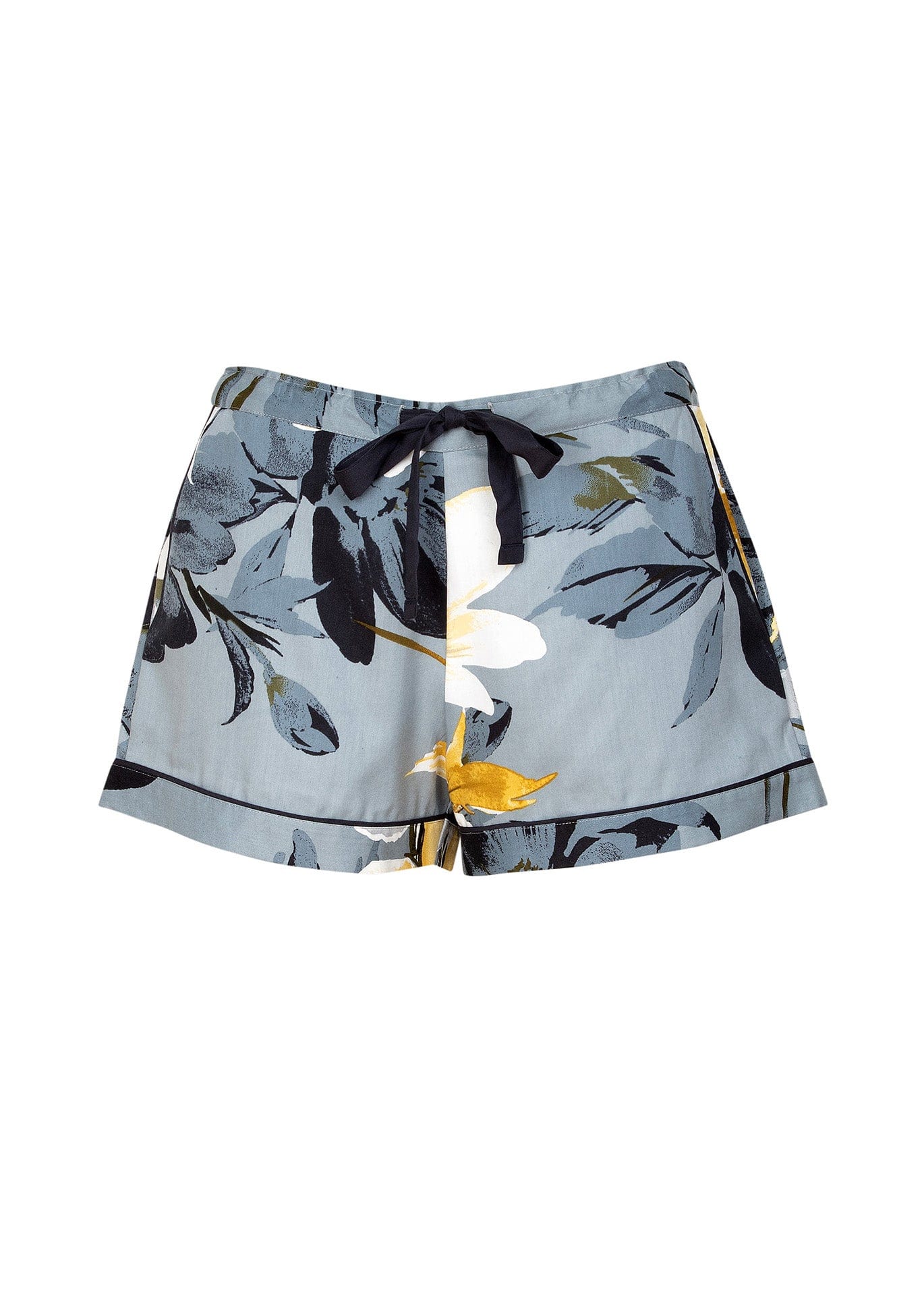 Rachel Floral Print Shorts - Charcoal/Multi
