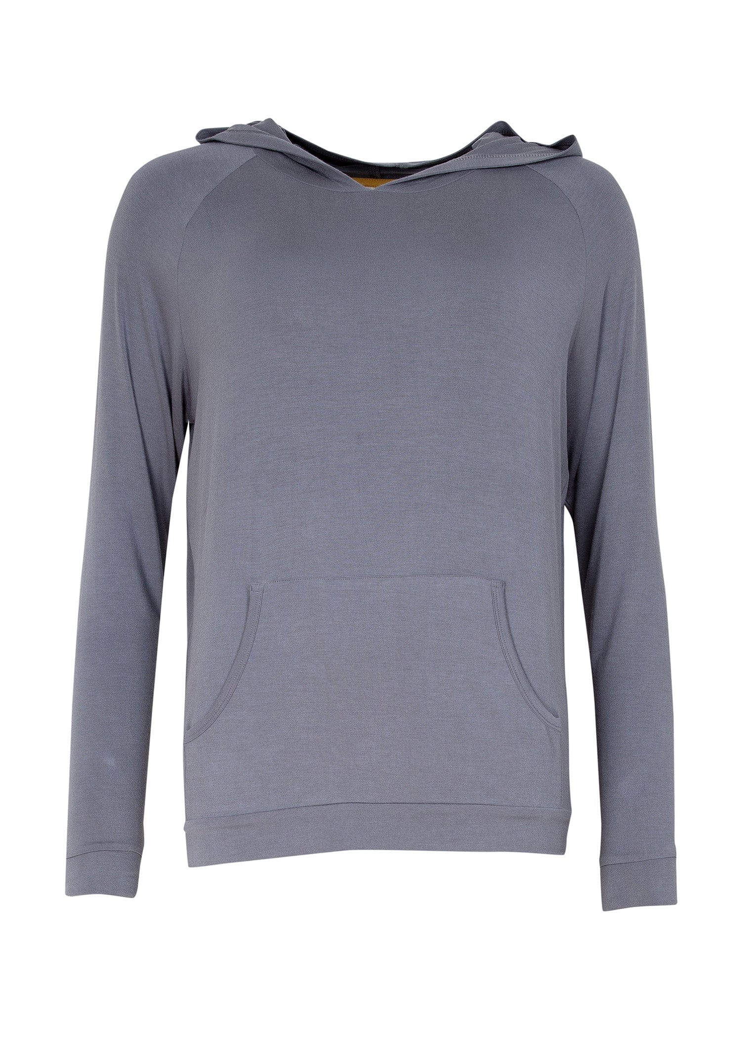 Rachel Plain Jersey Lightweight Hoodie - Grey