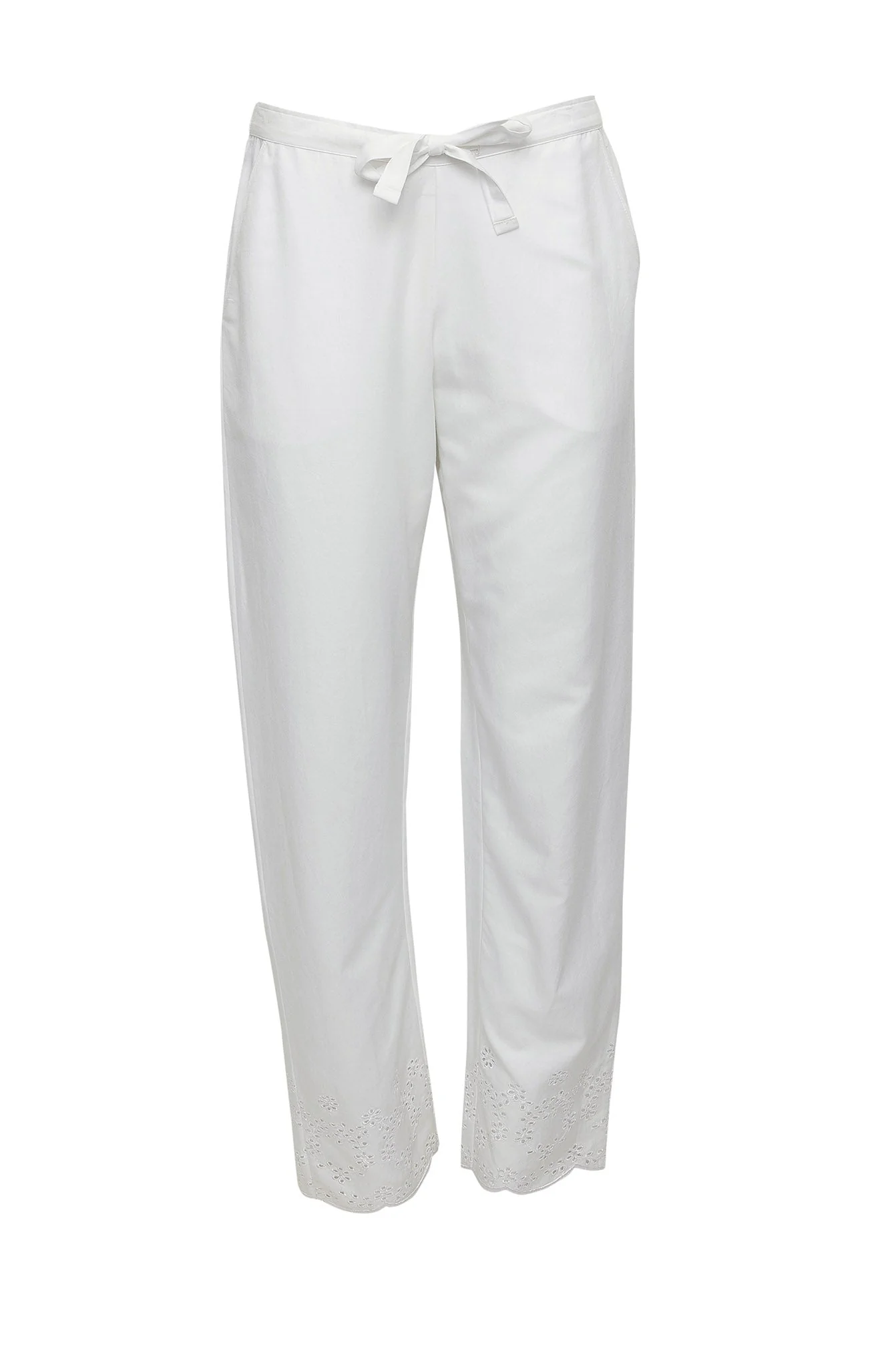 Saskia Broderie Detail Pyjama Pants