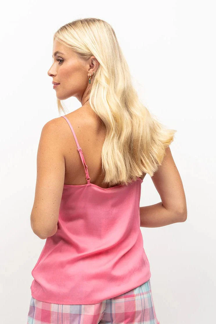 Shelly Plain Modal Cami - Pink - Image 3
