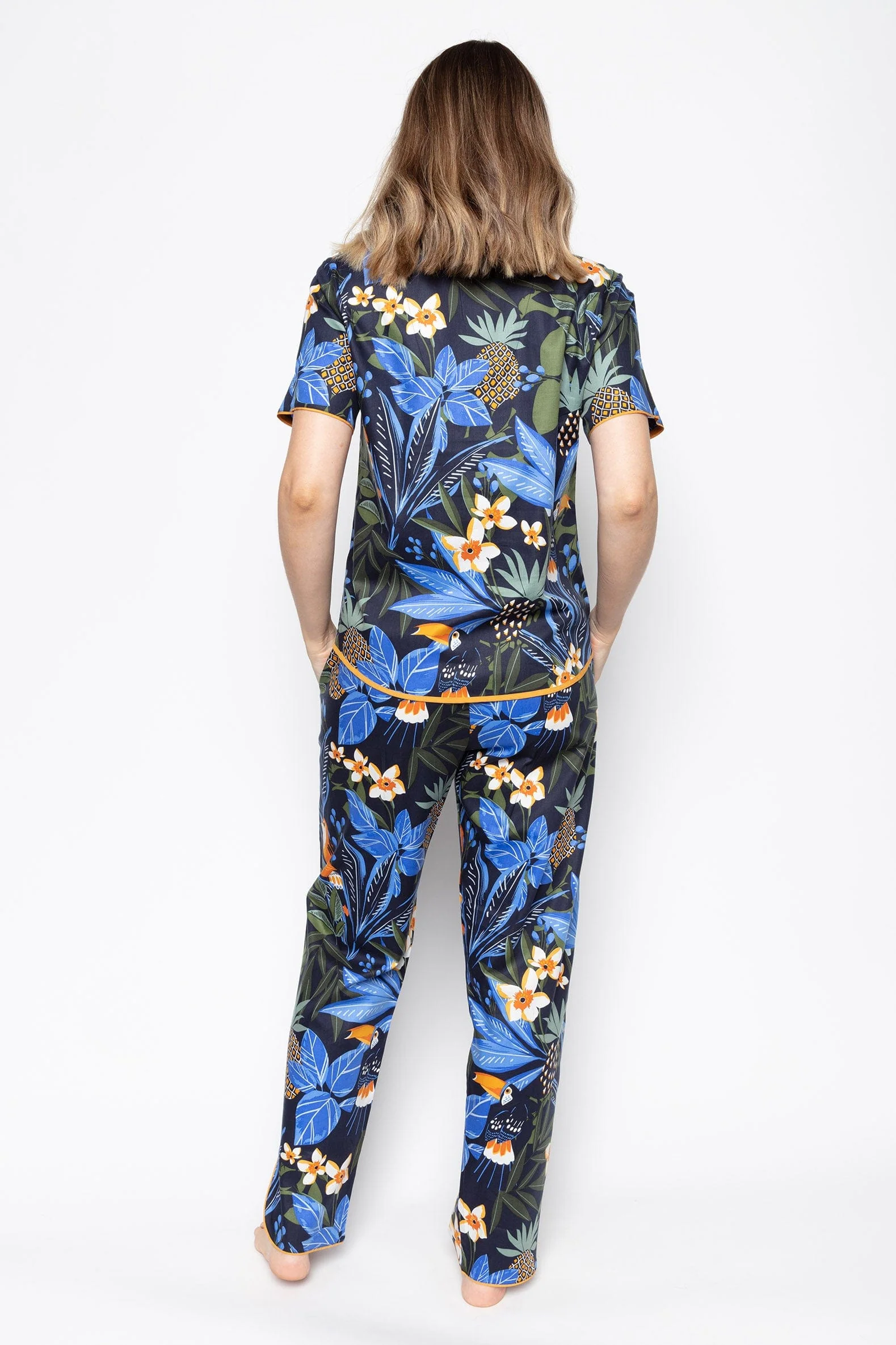 Sierra Toucan Print Pyjama Top - Multi - Image 3