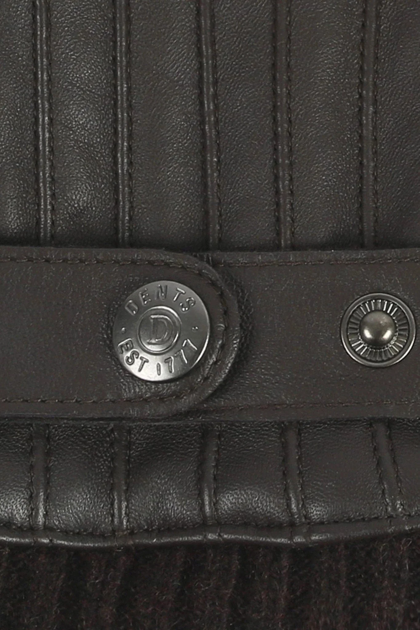 Sherborne Leather Gloves with Stitch Detail - Brown - Image 8