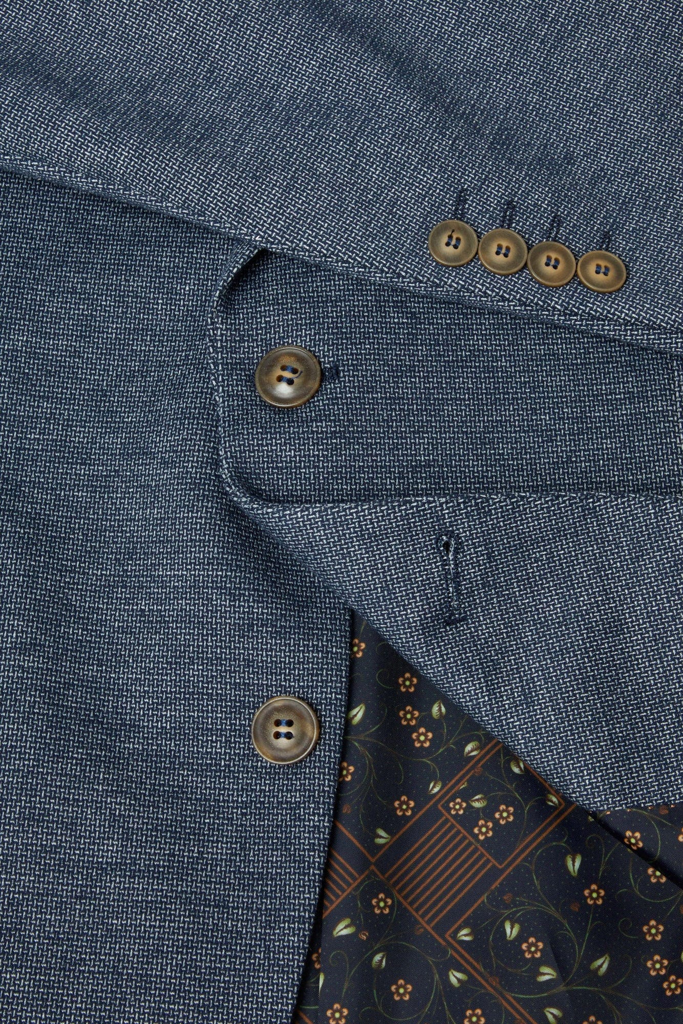 Damon Tapered Fit Jacket - Blue - Image 3