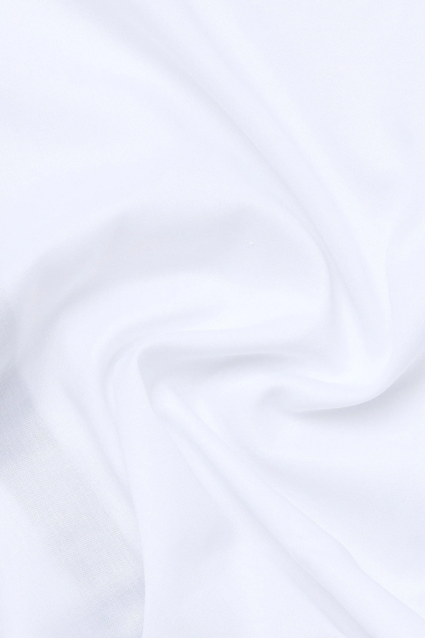 Modern Fit Fine Oxford Long Sleeve Shirt - White - Image 4