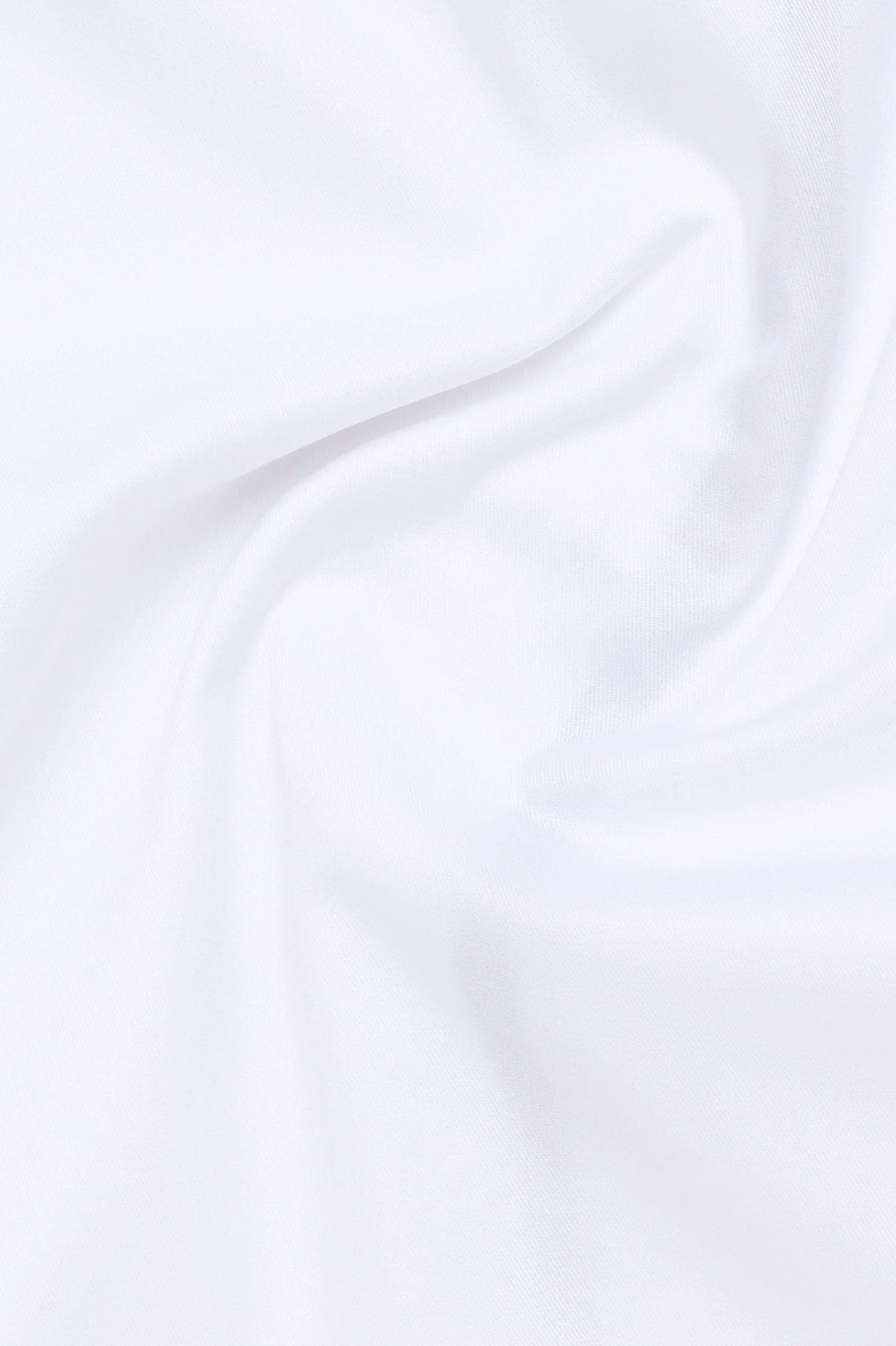 Modern Fit Plain Twill Cover Shirt - White - Image 5