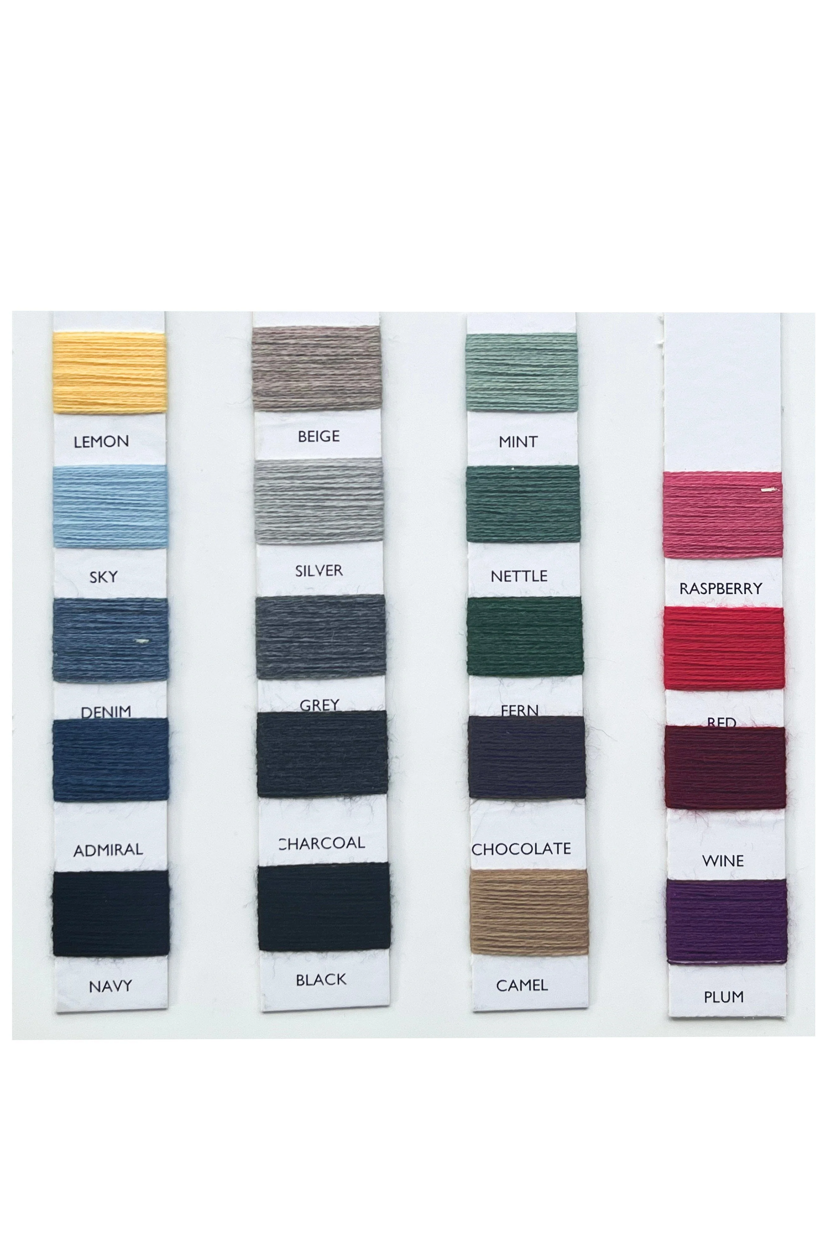Extra Fine Merino Wool Crew Neck Jumper - Denim - Image 2