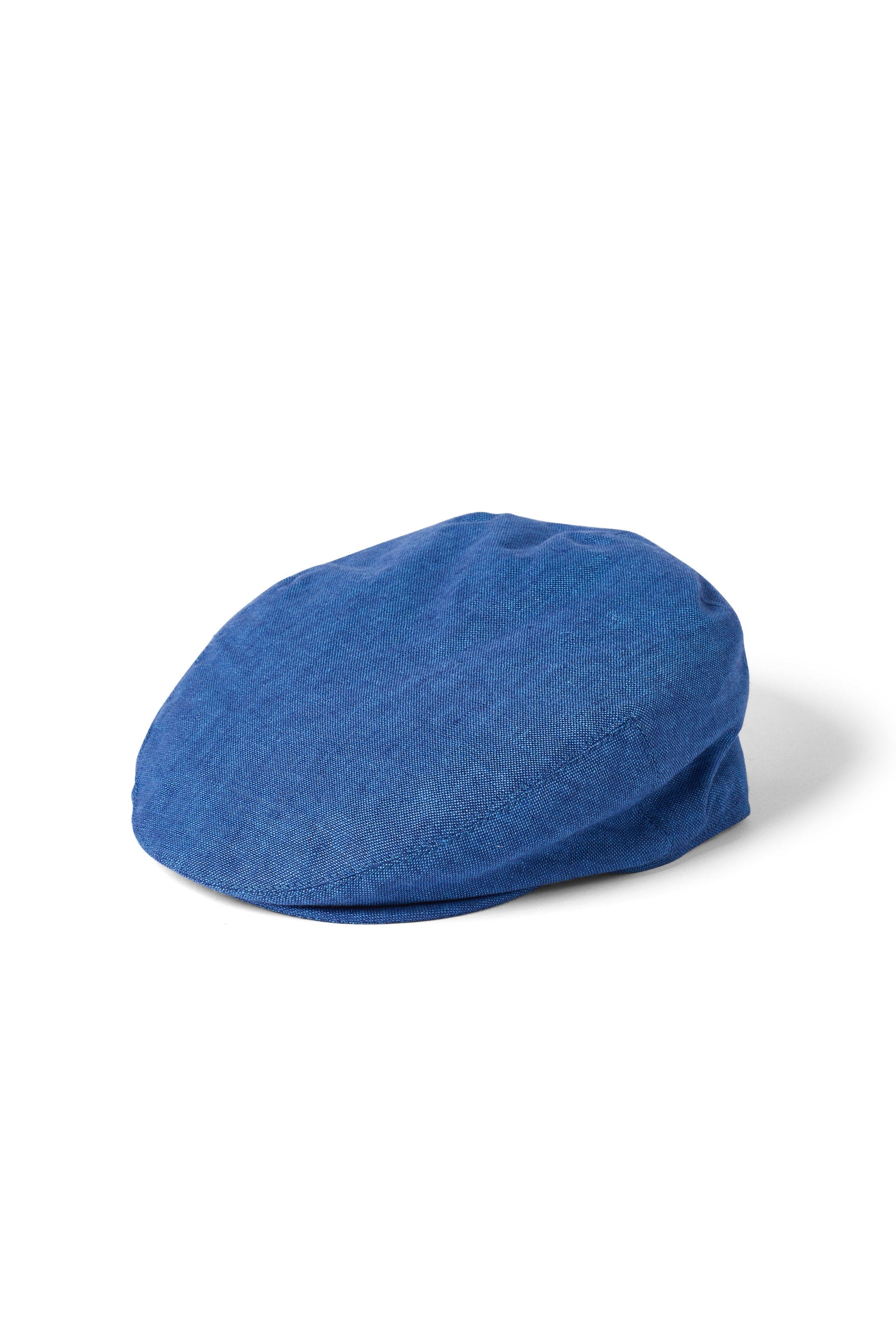 Irish Linen Flat Cap - Marine