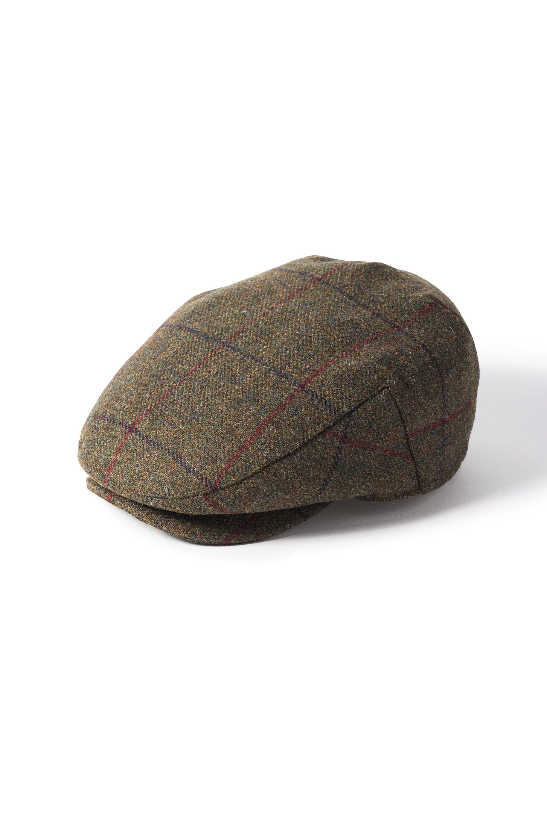 Tweed Porelle Waterproof Cap - Green/Red