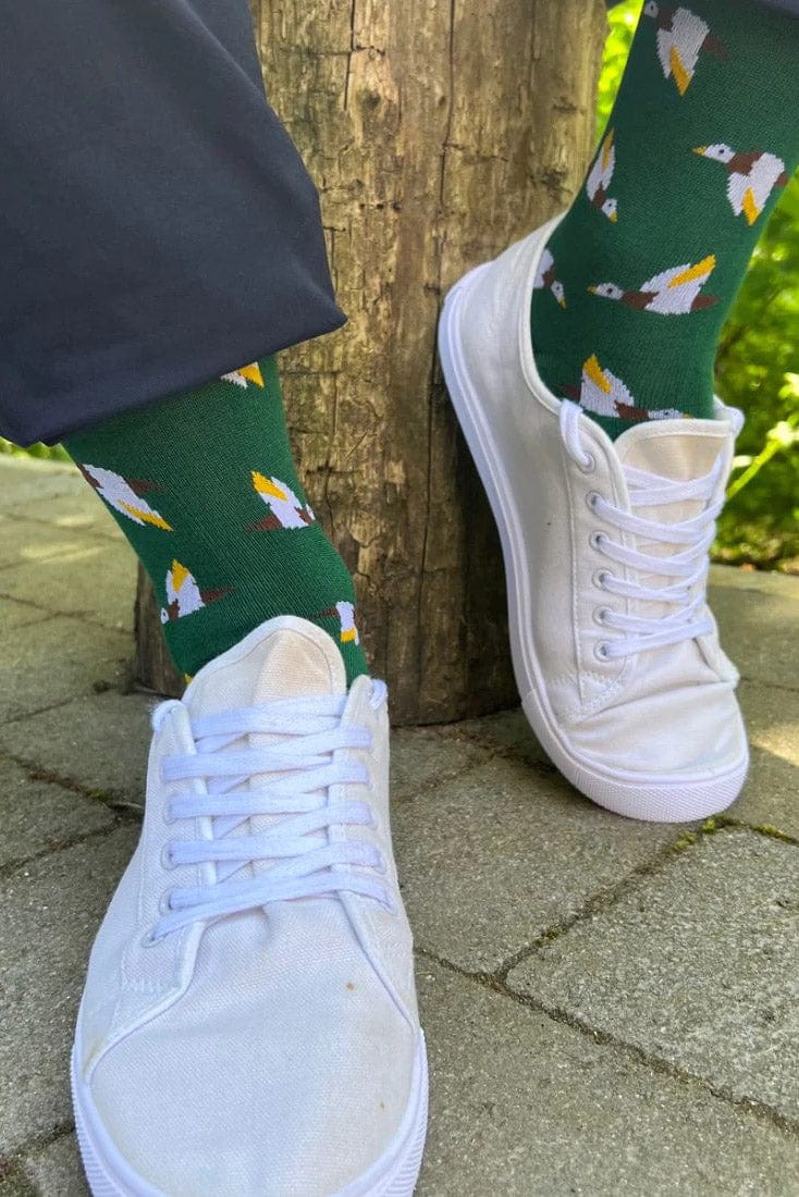 Flying Grouse Bamboo Socks - Green - Image 2