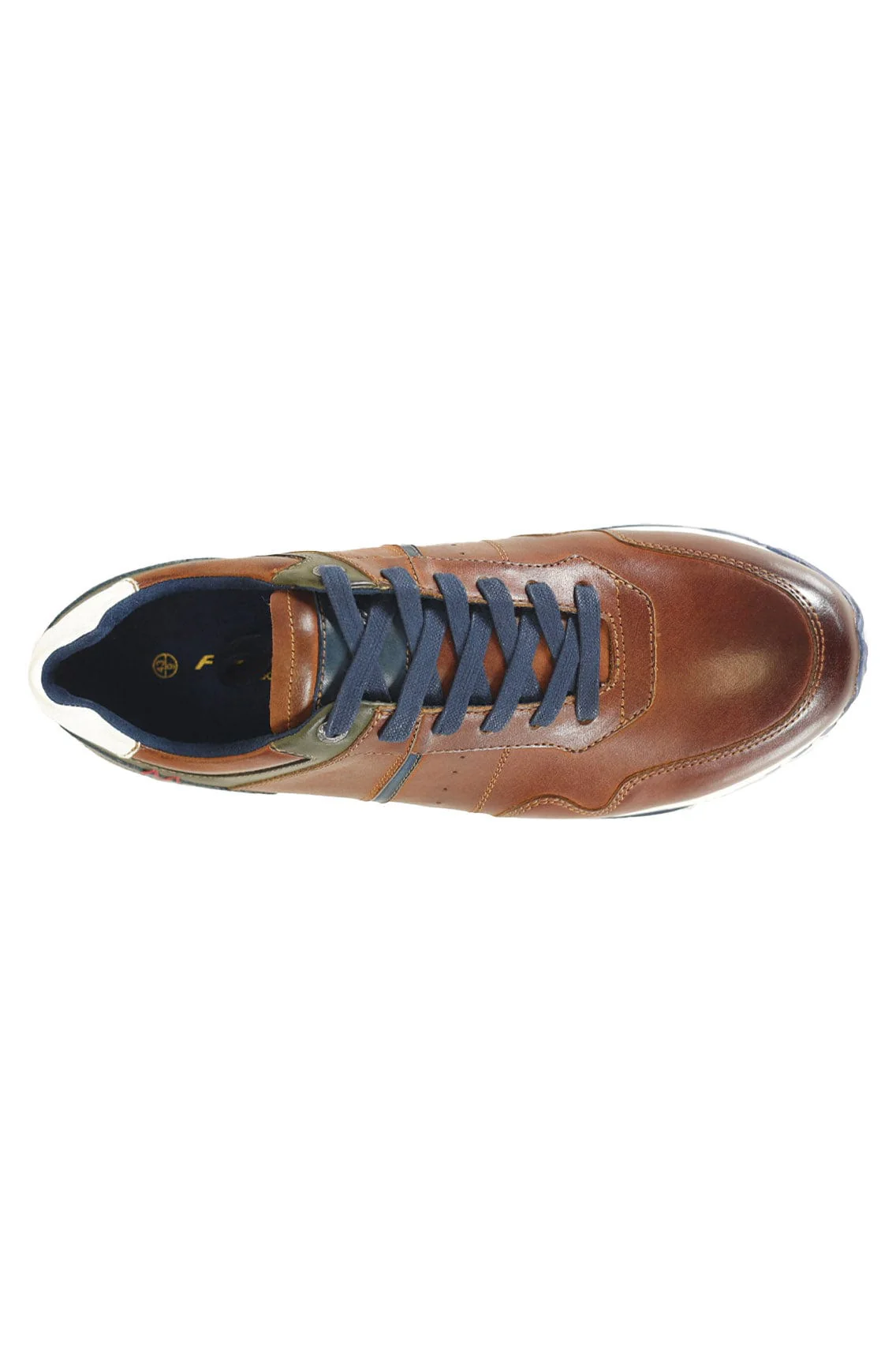 Brescia Leather Trainers - Tan - Image 3