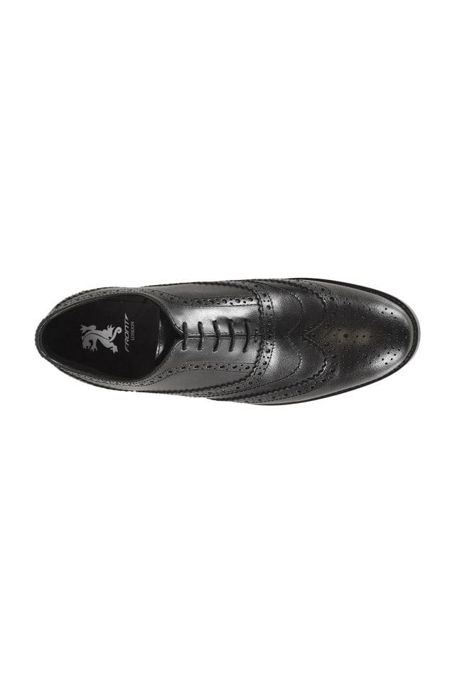 Diego Leather Brogues - Black - Image 3