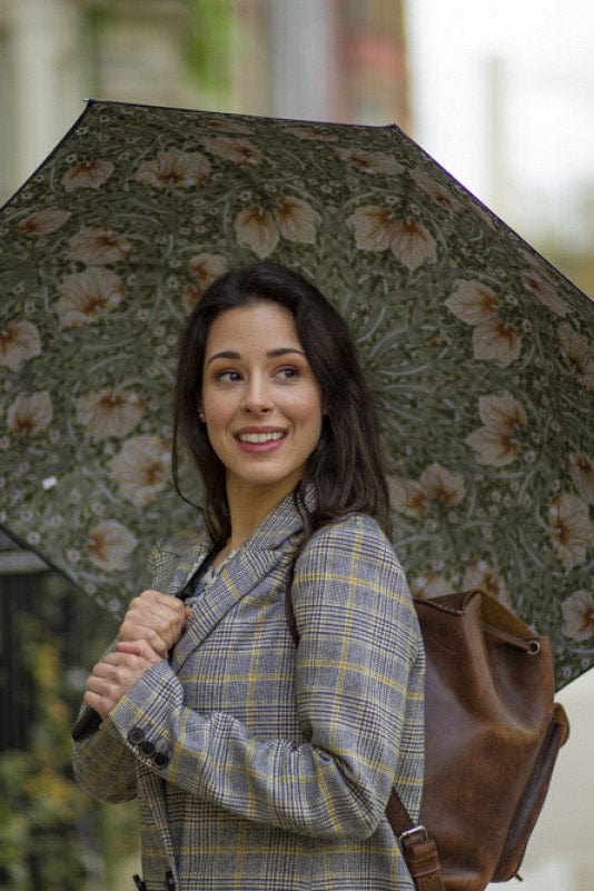 Morris & Co Bloomsbury Umbrella - Pimpernel Bayleaf Manilla - Image 3