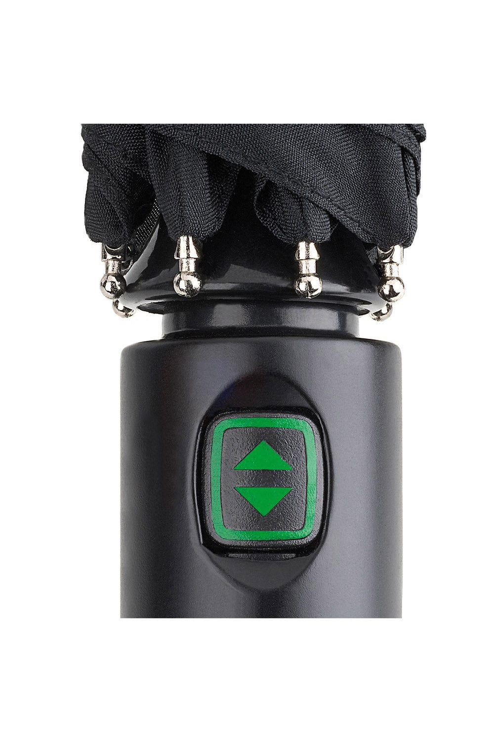 Open&Close Automatic Folding Umbrella - Handled - Black - Image 3