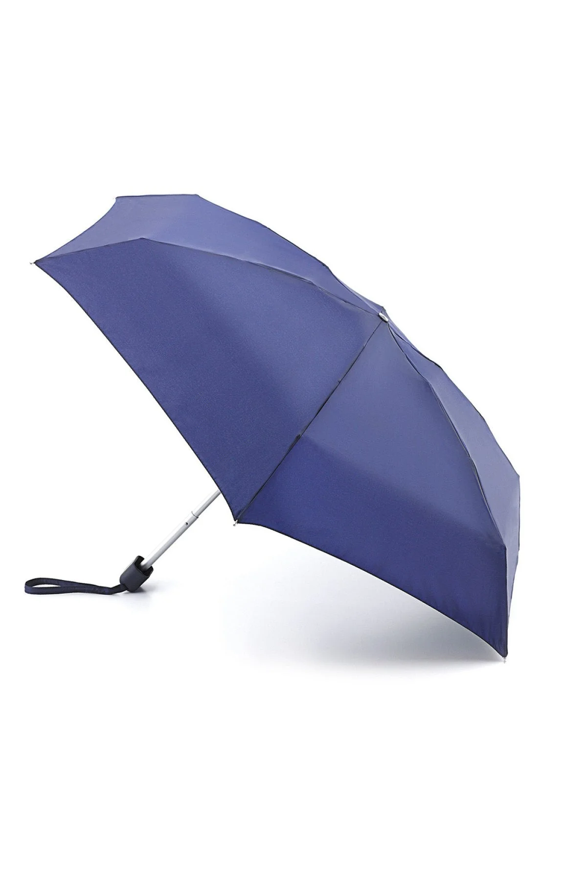 Tiny Compact Plain Folding Umbrella - Navy