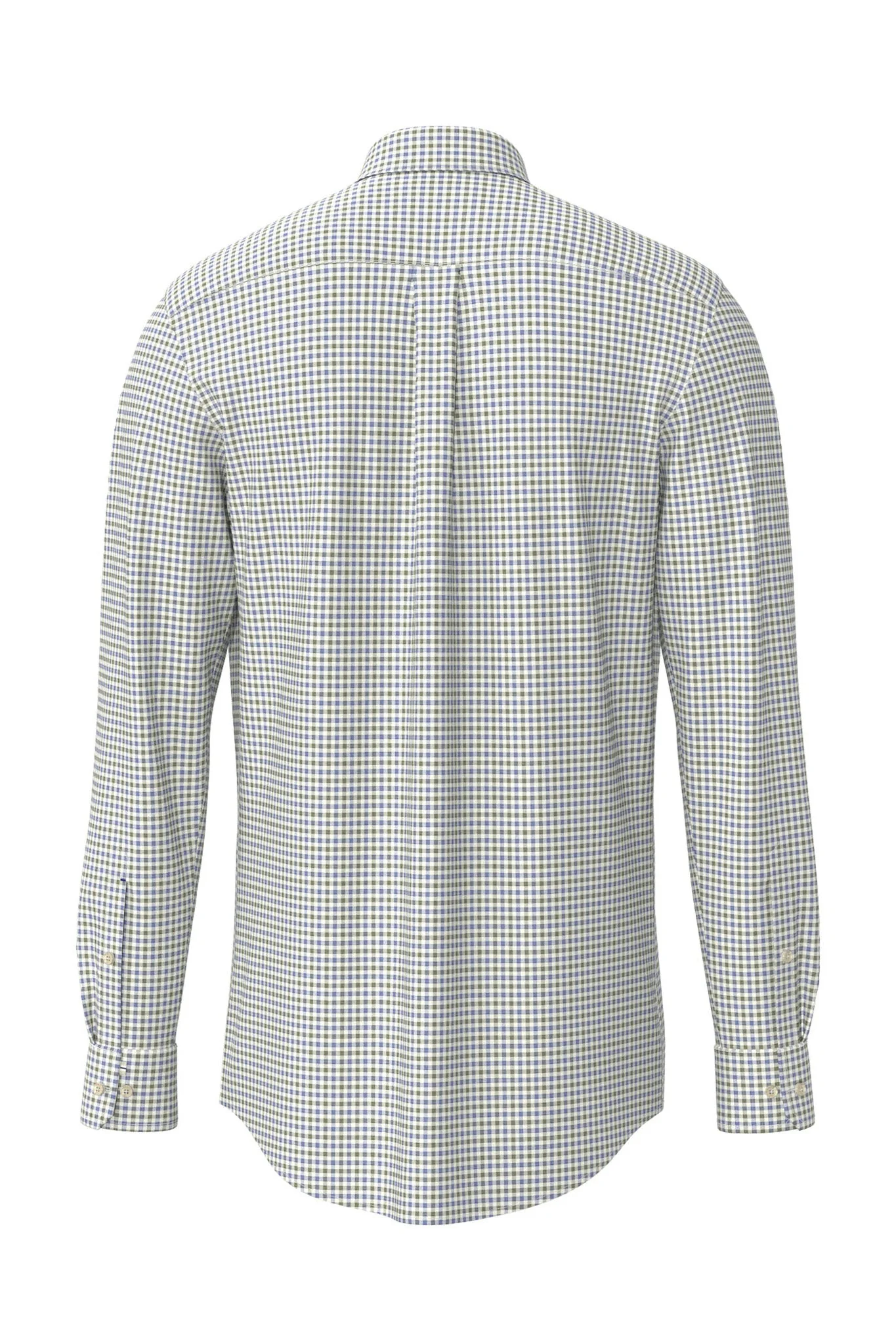 Button-Down Check Shirt - Avocado - Image 2
