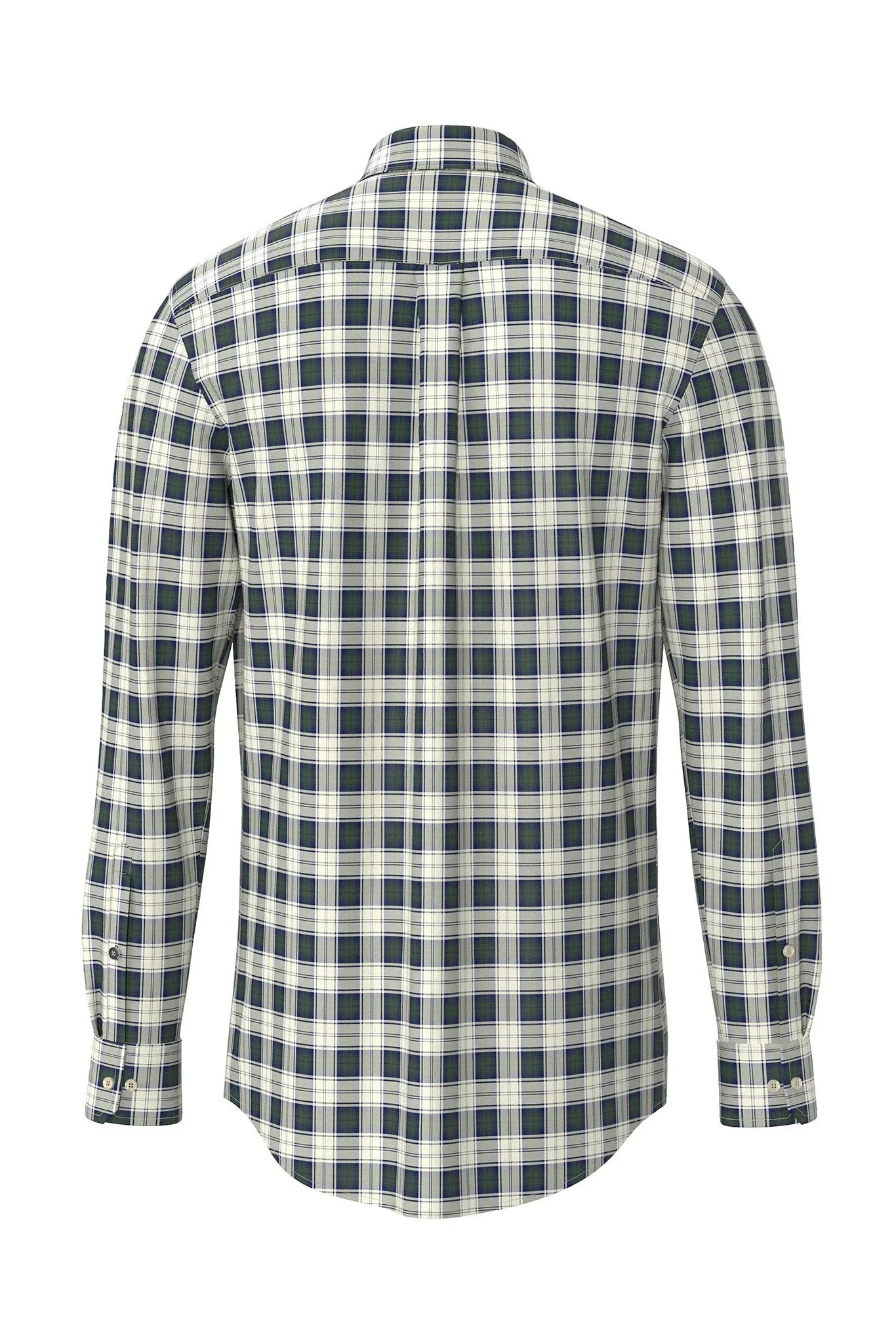 Button-Down Check Shirt - Dark Leaf - Image 5