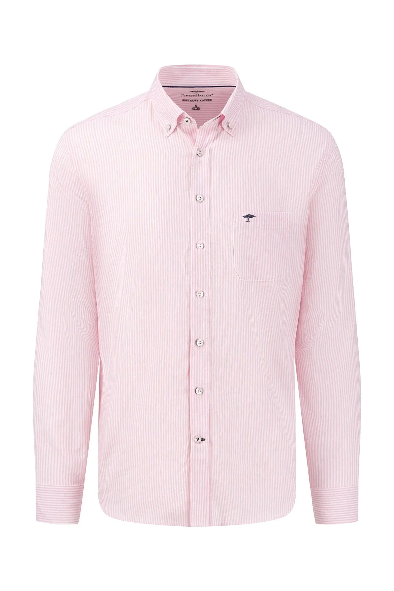 Button Down Oxford Shirt - Pink Stripe