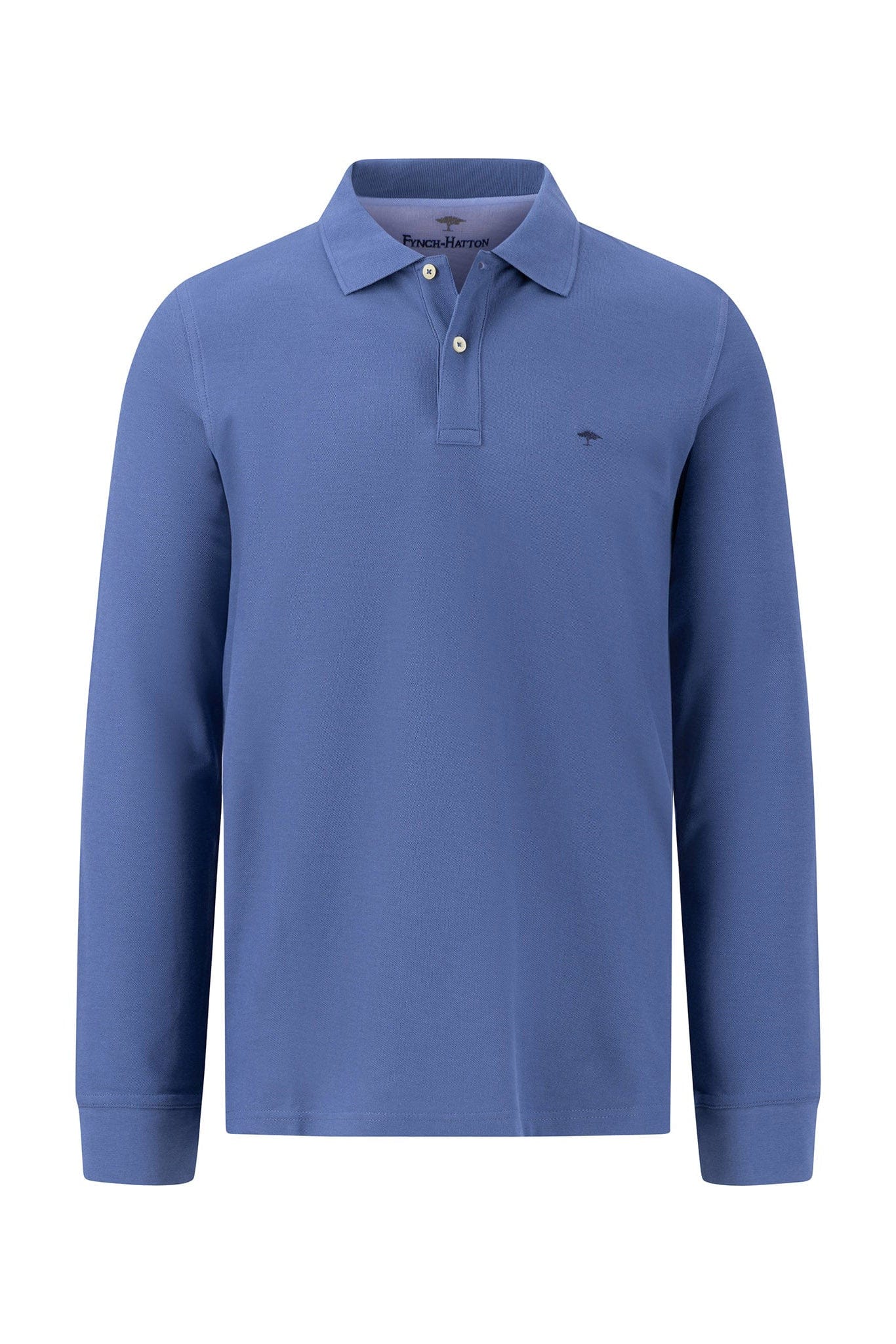 Cotton Rugby Shirt - Navy - Image 5