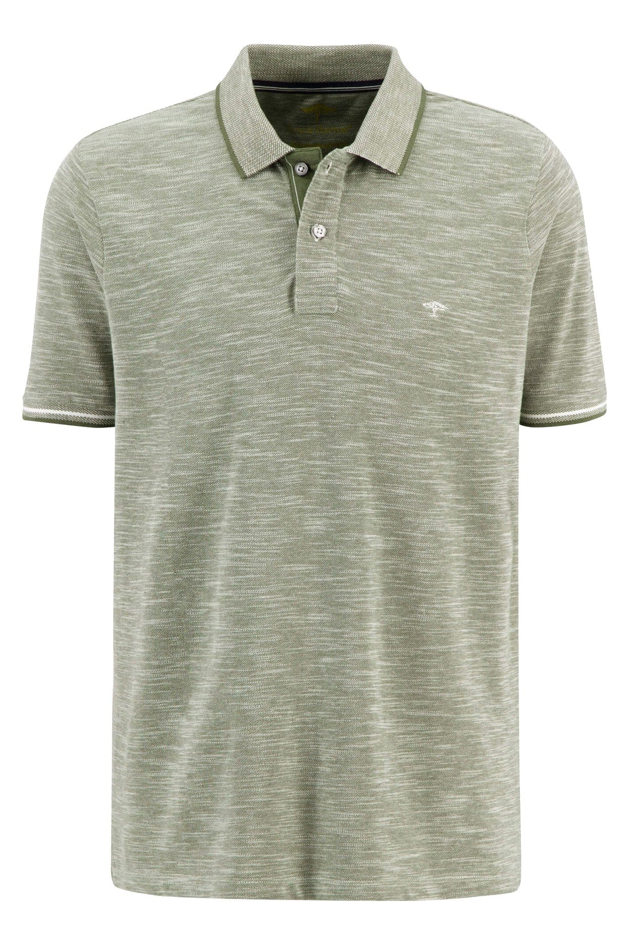 Cotton Slub Polo - Dusty Olive