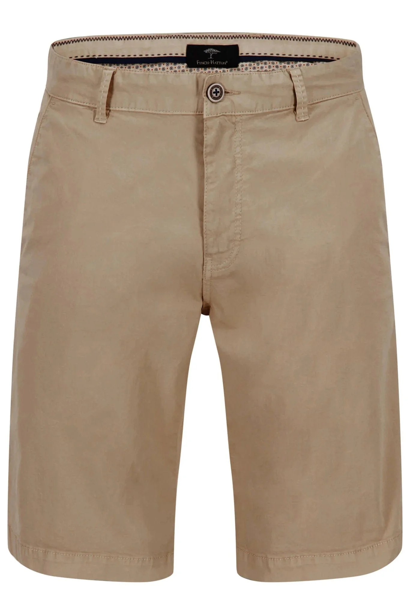 Cotton Stretch Shorts - Sand