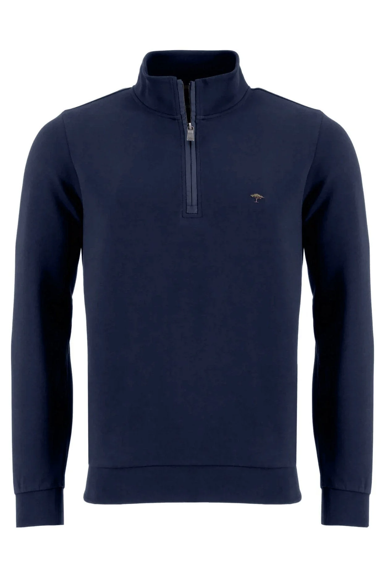 Jersey Quarter Zip Sweatshirt - Navy
