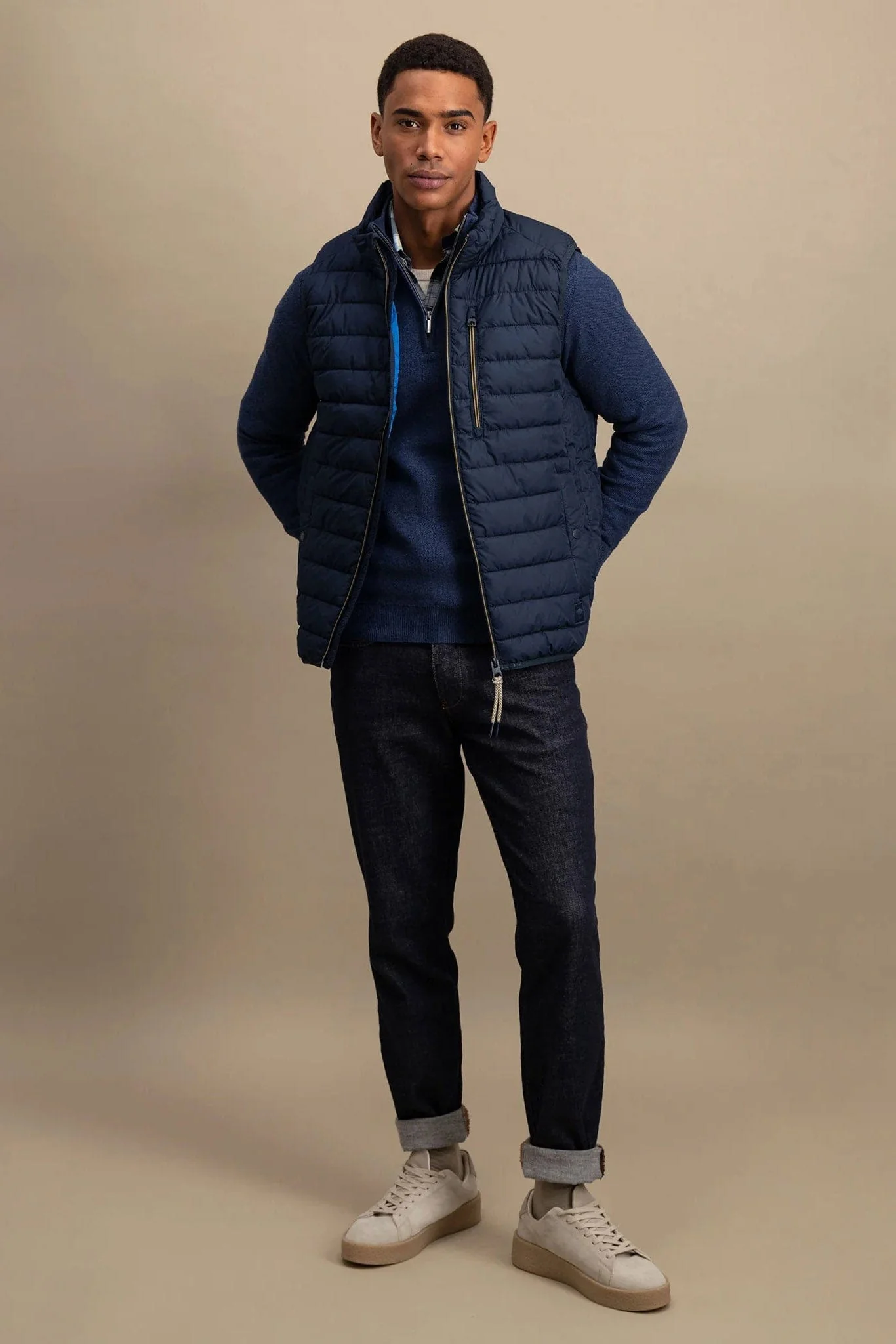Light Weight Gilet - Dark Navy - Image 3