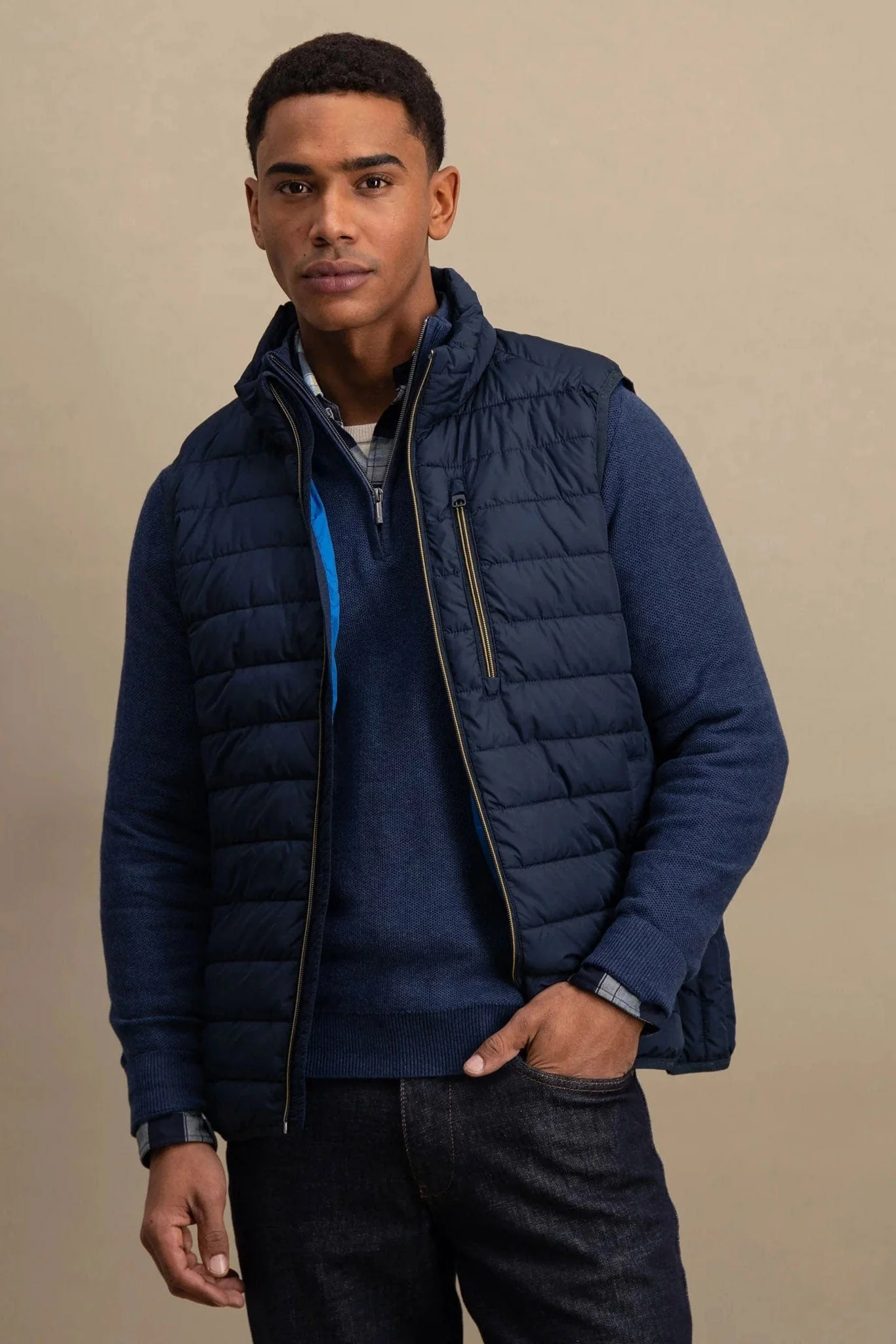 Light Weight Gilet - Dark Navy - Image 5
