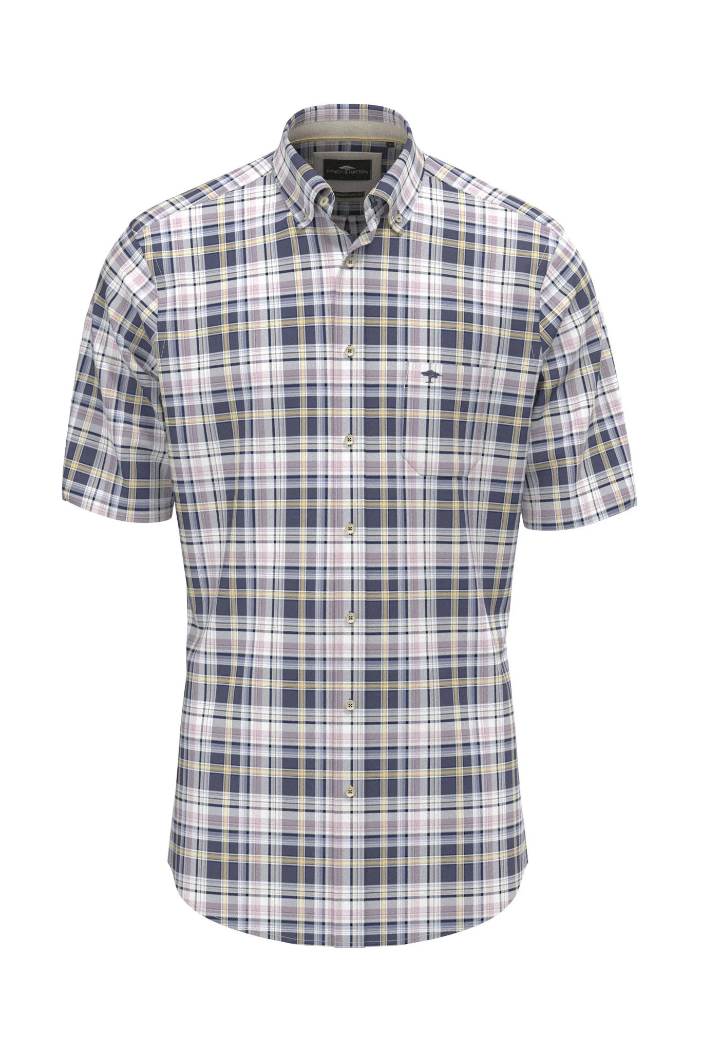 Short Sleeve Check Shirt - Horizon