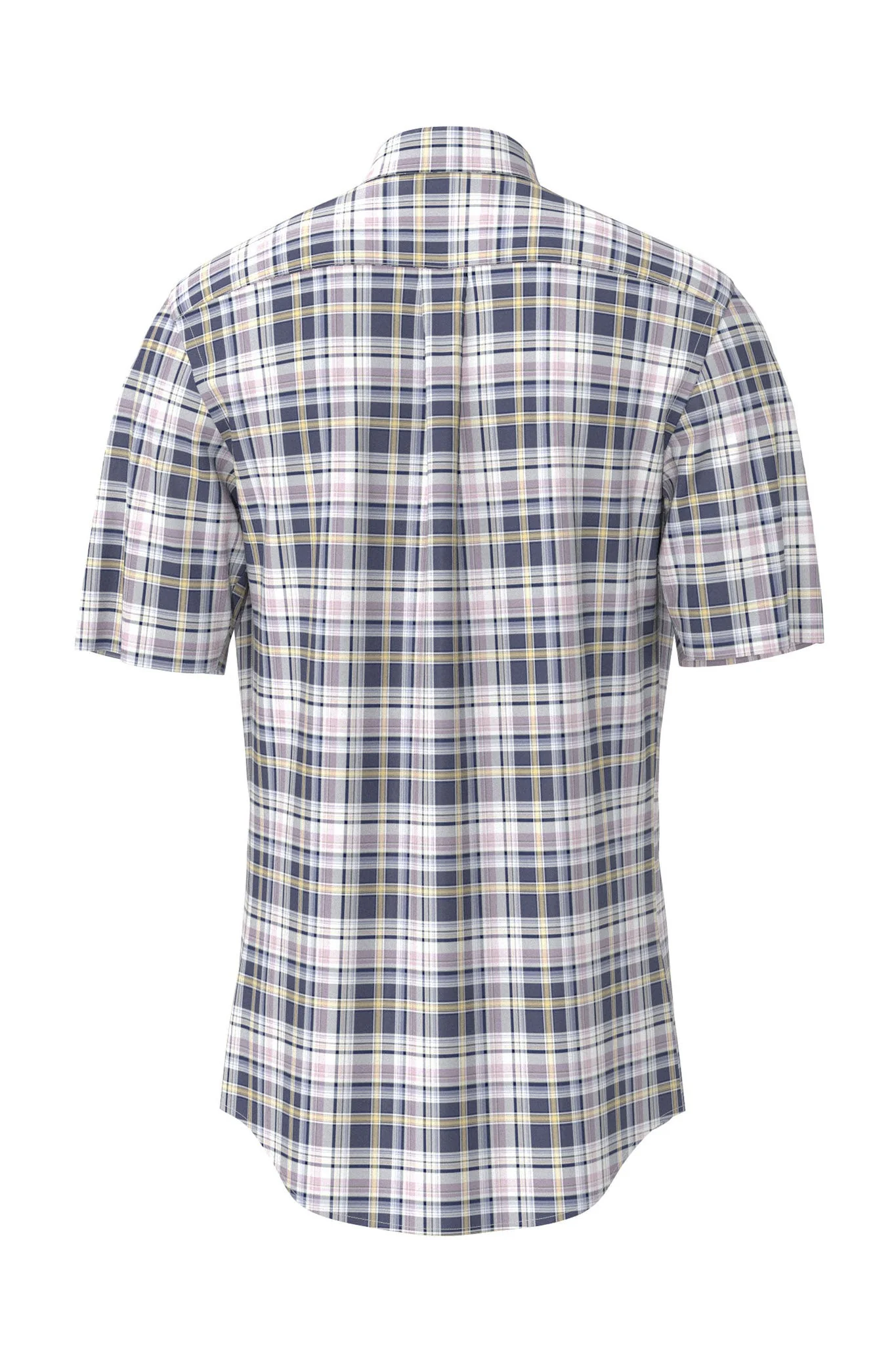 Short Sleeve Check Shirt - Horizon - Image 2