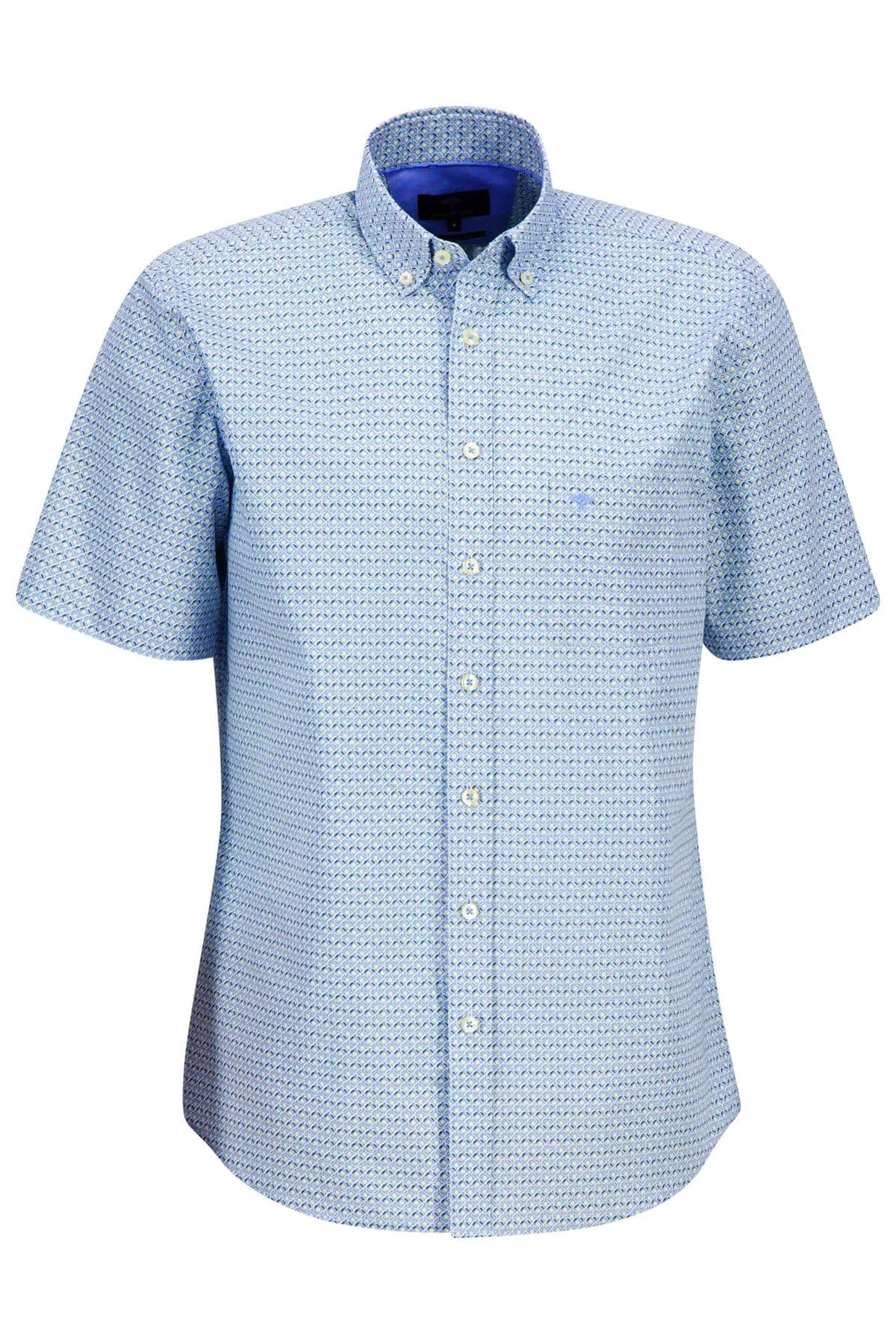 Summer Short Sleeve Shirt - Light Sky Print